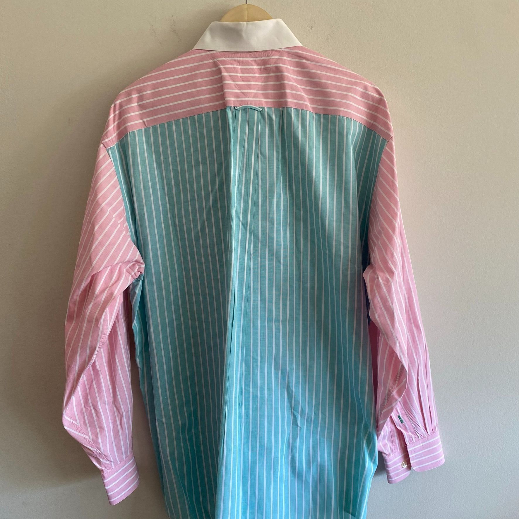 Tommy Hilfiger Tommy Hilfiger Pastel Stripe Preppy Button Up Shirt Size US L / EU 52-54 / 3 - 3 Thumbnail