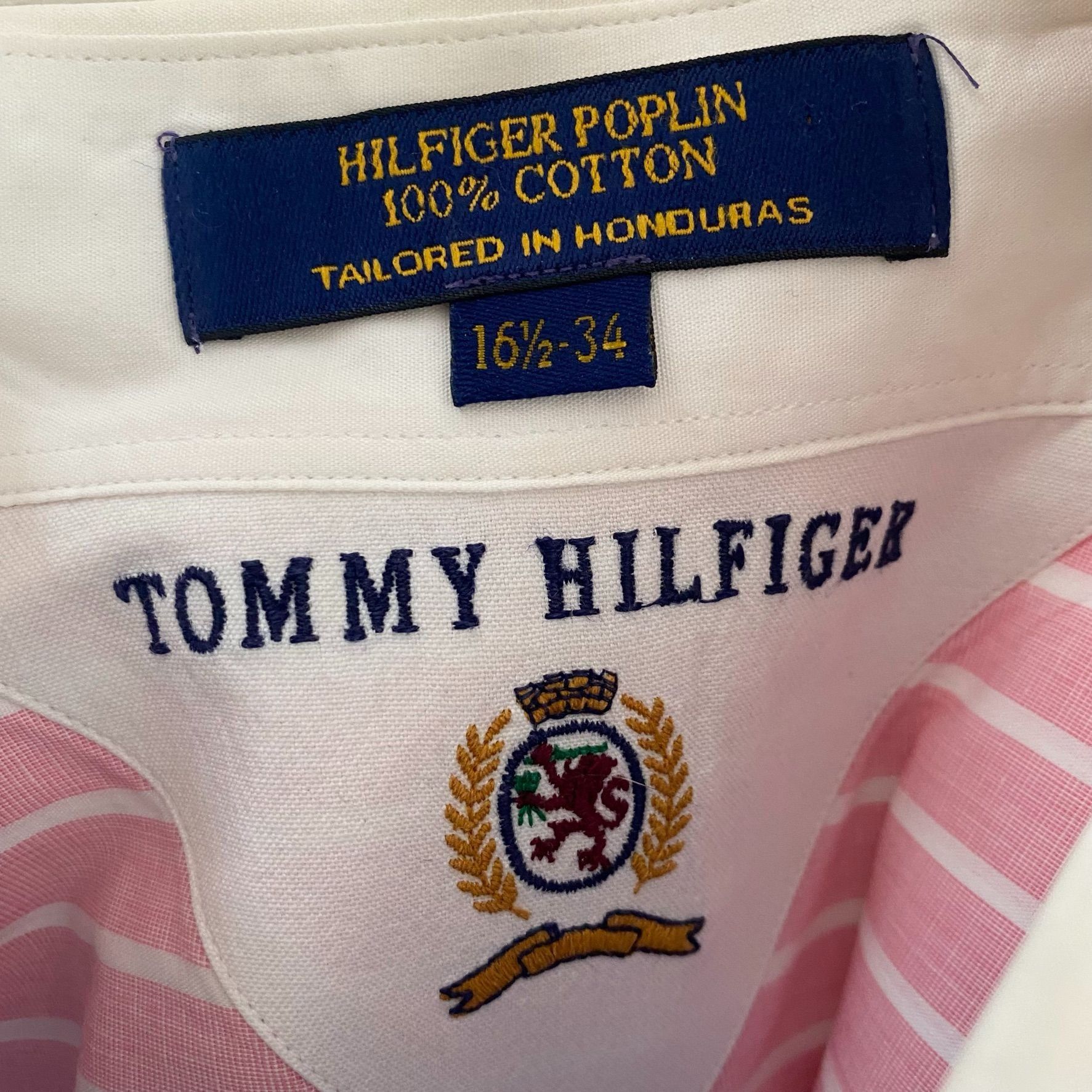 Tommy Hilfiger Tommy Hilfiger Pastel Stripe Preppy Button Up Shirt Size US L / EU 52-54 / 3 - 2 Thumbnail