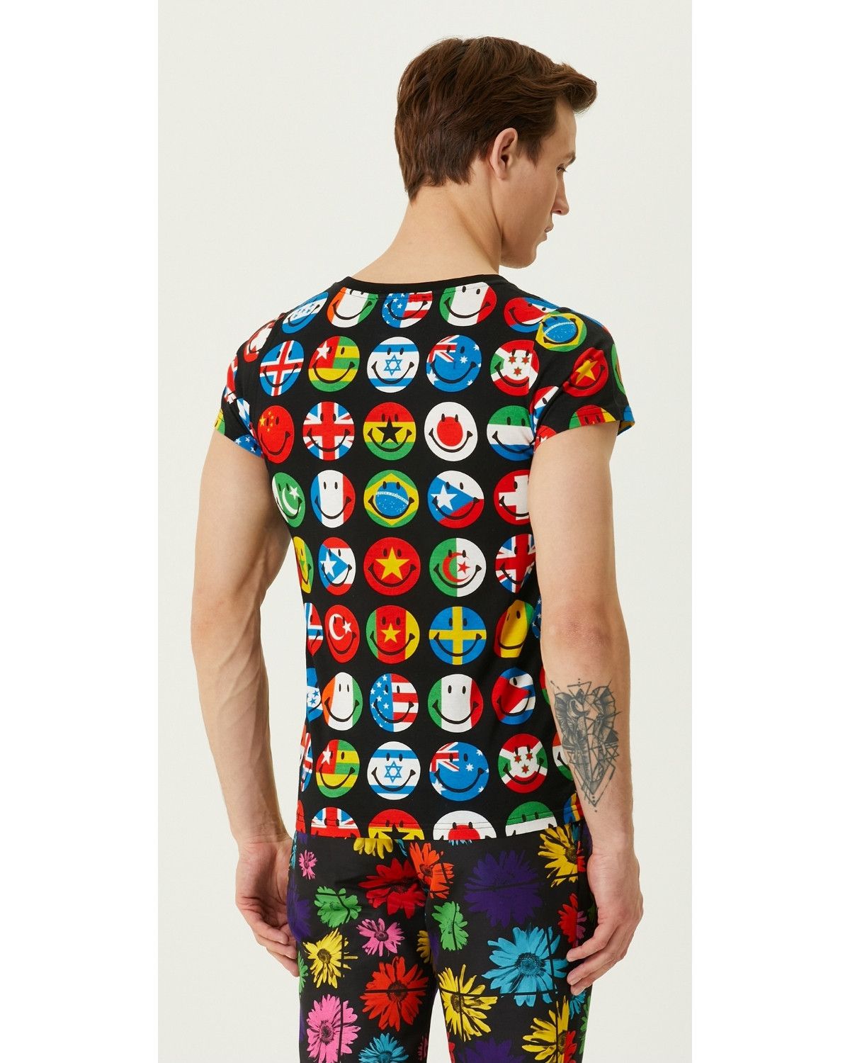 Moschino MOSCHINO Couture black smiley faces t-shirt XS / 46 EU Size US XS / EU 42 / 0 - 2 Thumbnail