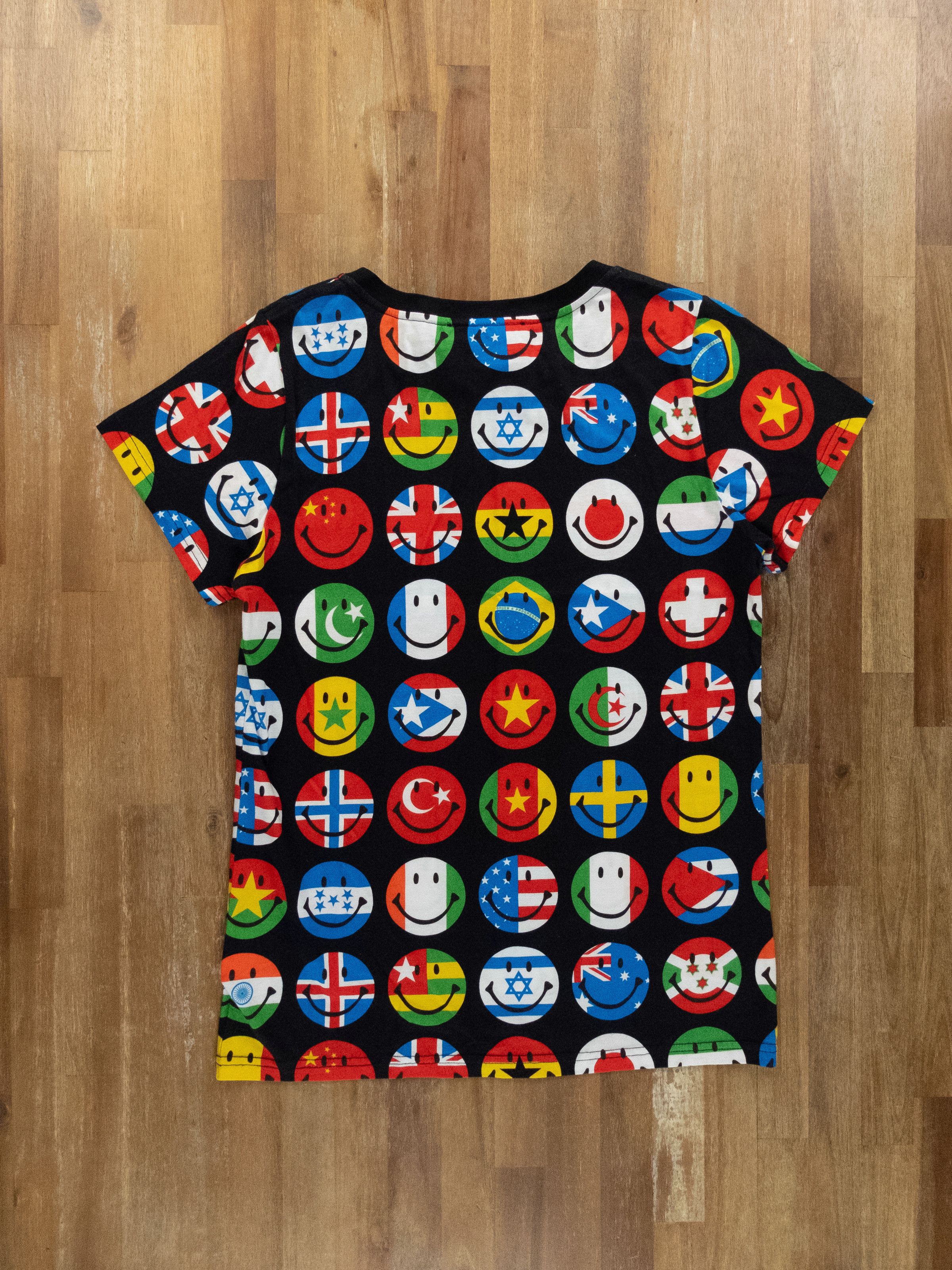 Moschino MOSCHINO Couture black smiley faces t-shirt XS / 46 EU Size US XS / EU 42 / 0 - 8 Thumbnail