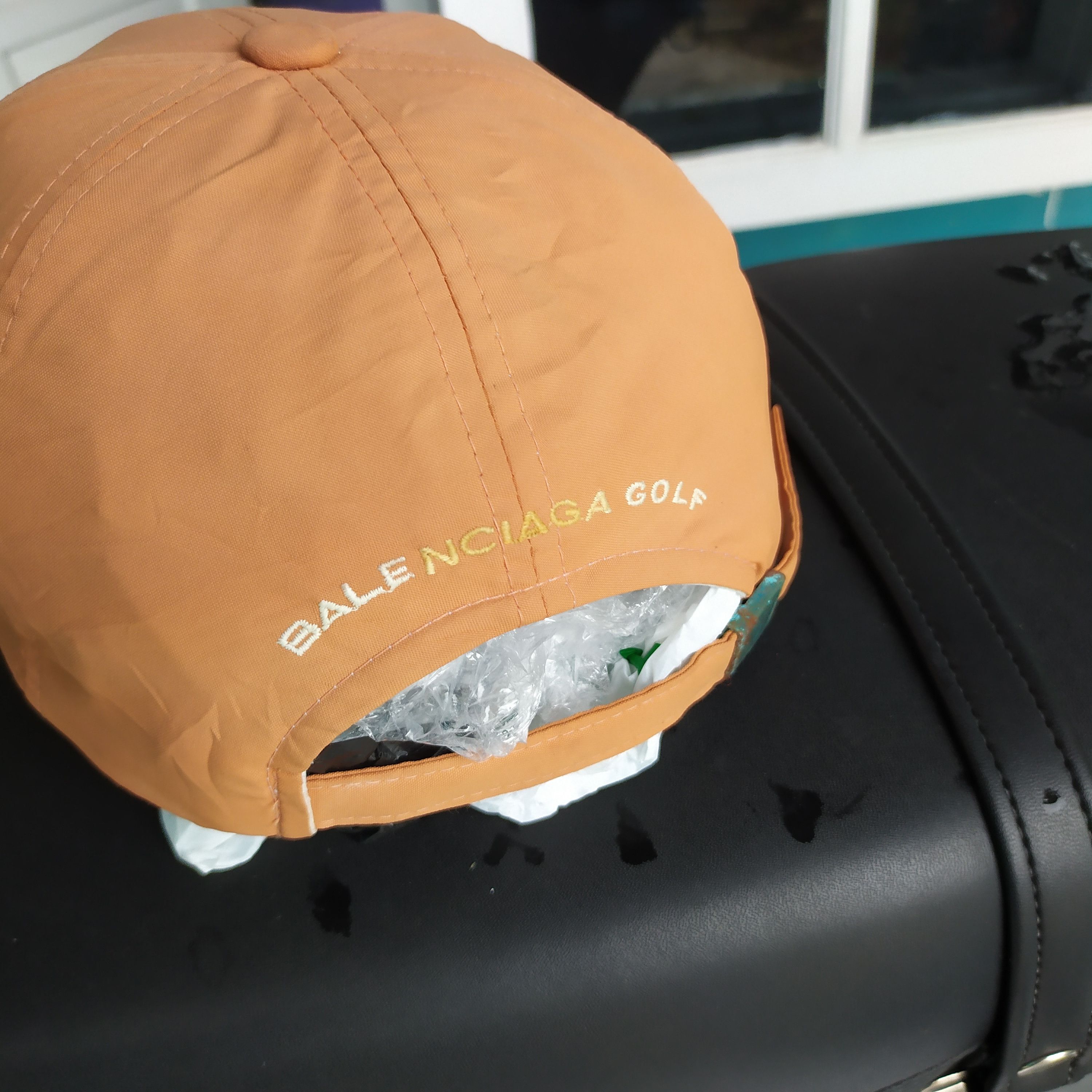 Balenciaga × Vintage Vintage 90s Balenciaga Golf Caps Big Logo Size ONE SIZE - 4 Thumbnail