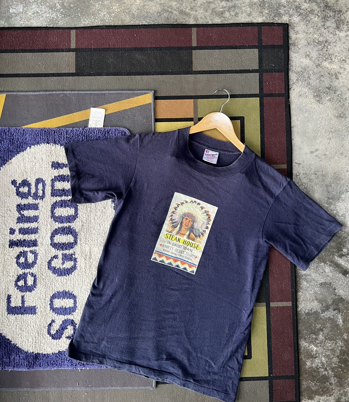 Vintage 🔥Vintage Single Stitch Steak House In Ghost Town Size US S / EU 44-46 / 1 - 1 Thumbnail