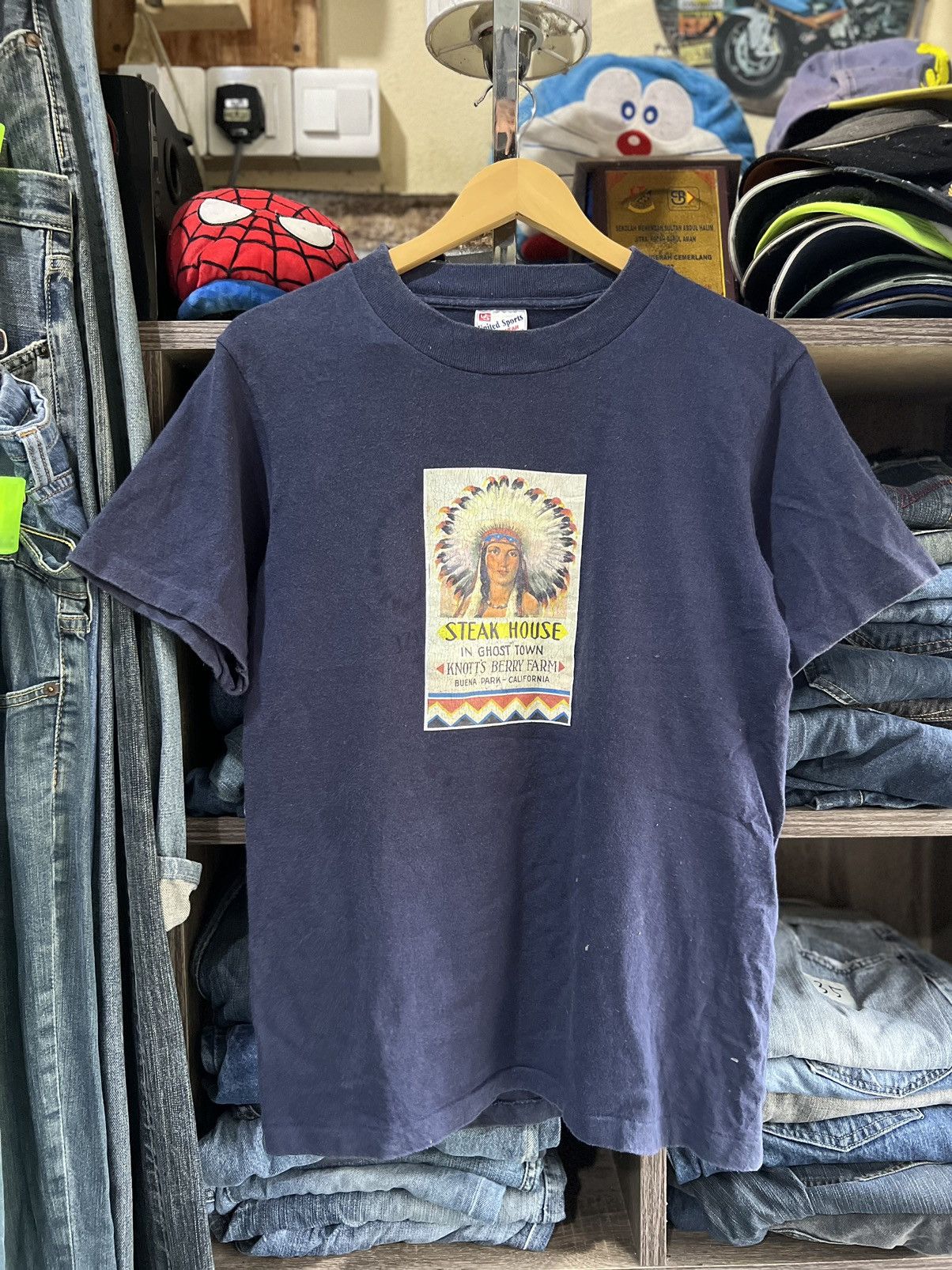Vintage 🔥Vintage Single Stitch Steak House In Ghost Town Size US S / EU 44-46 / 1 - 1 Thumbnail