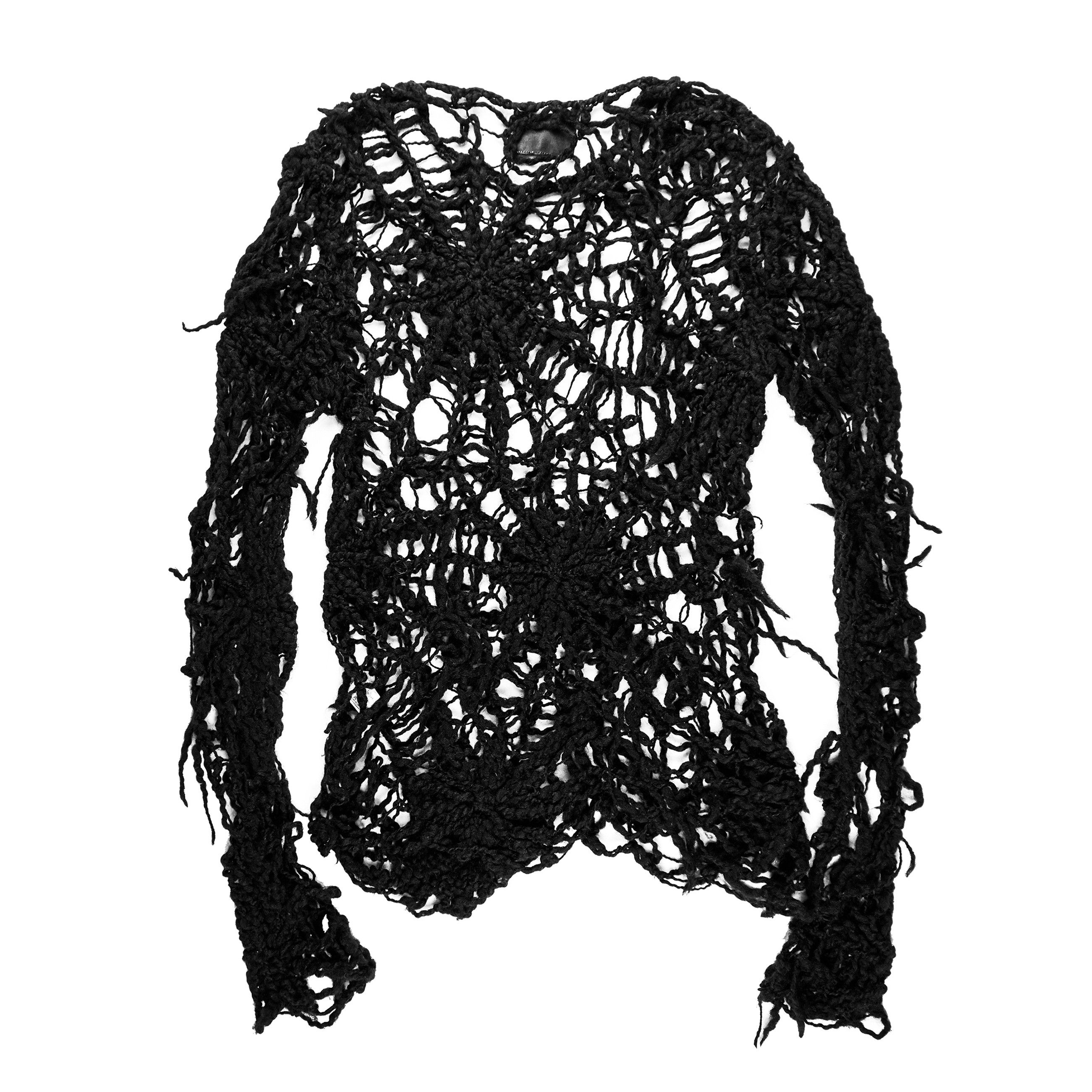Number (N)ine × Takahiromiyashita The Soloist. SS05 Spiderweb Knit Sweater Size US L / EU 52-54 / 3 - 2 Thumbnail