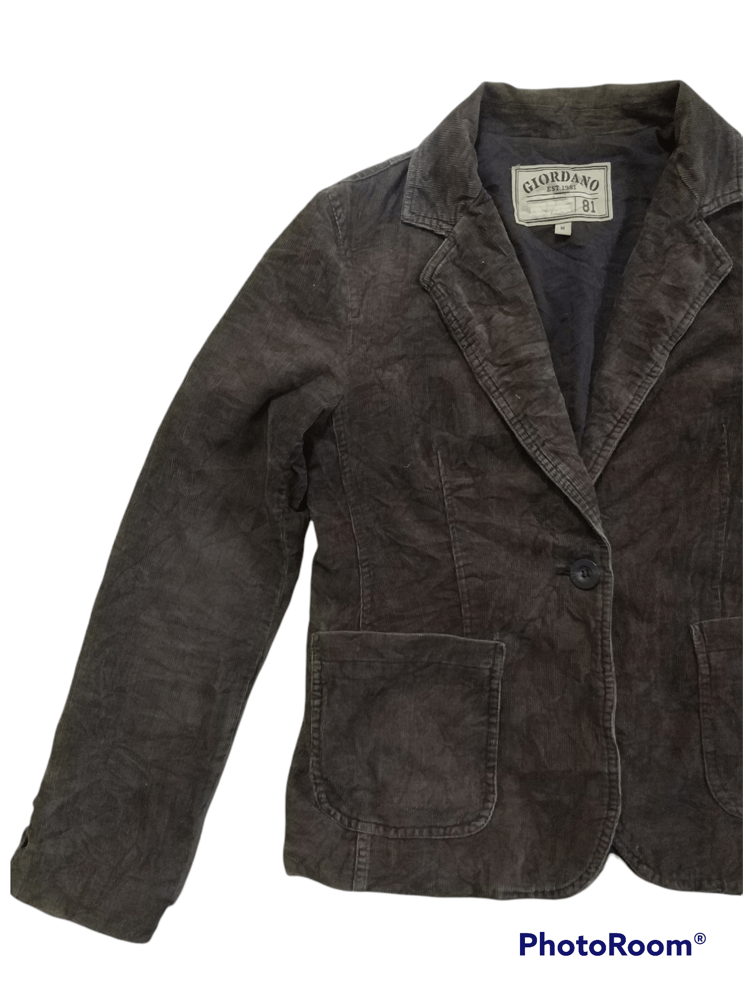 Giordano 🔥Sun Faded Giordano Corduroy Blazers Size S / US 4 / IT 40 - 4 Thumbnail
