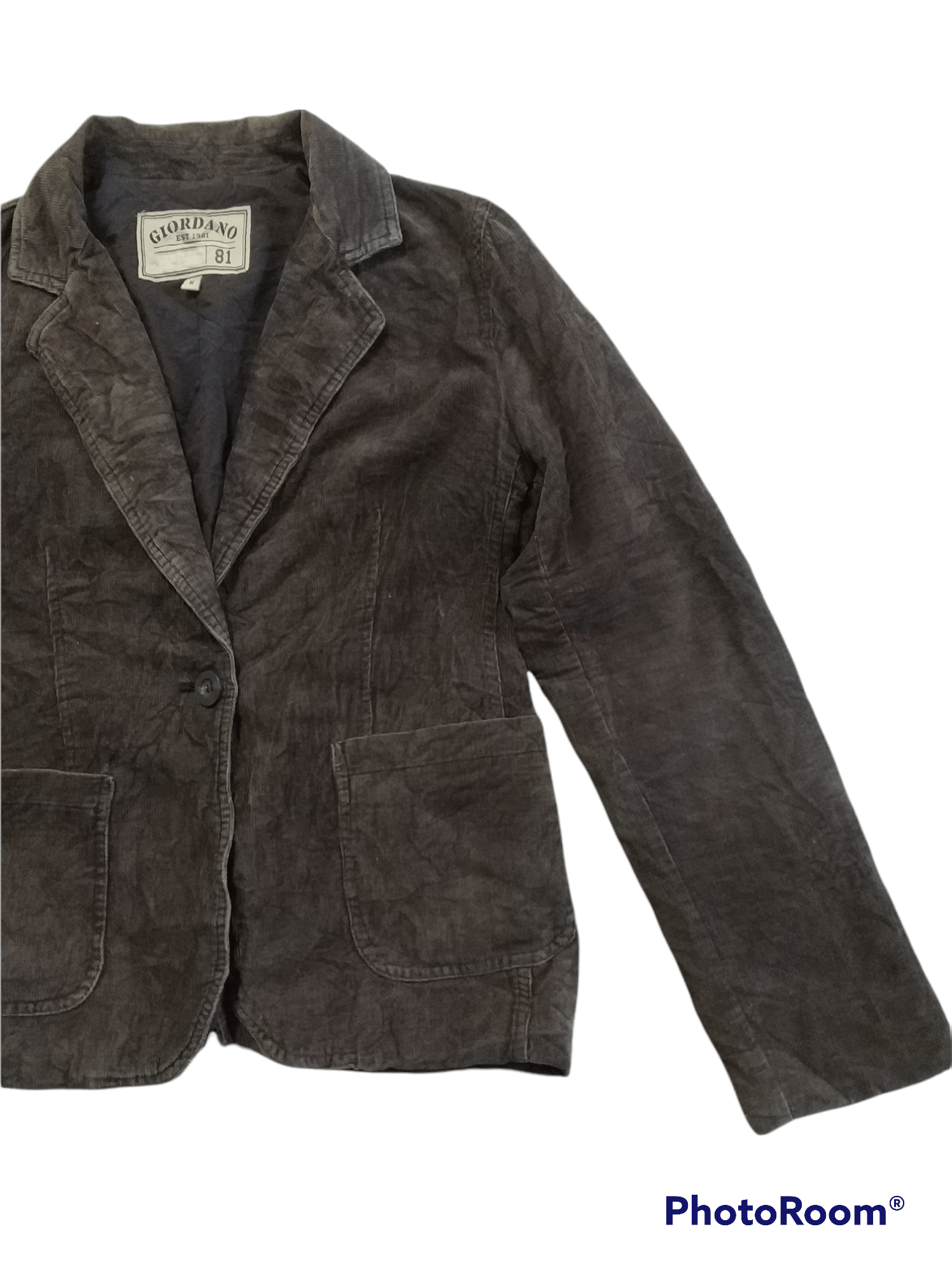 Giordano 🔥Sun Faded Giordano Corduroy Blazers Size S / US 4 / IT 40 - 3 Thumbnail