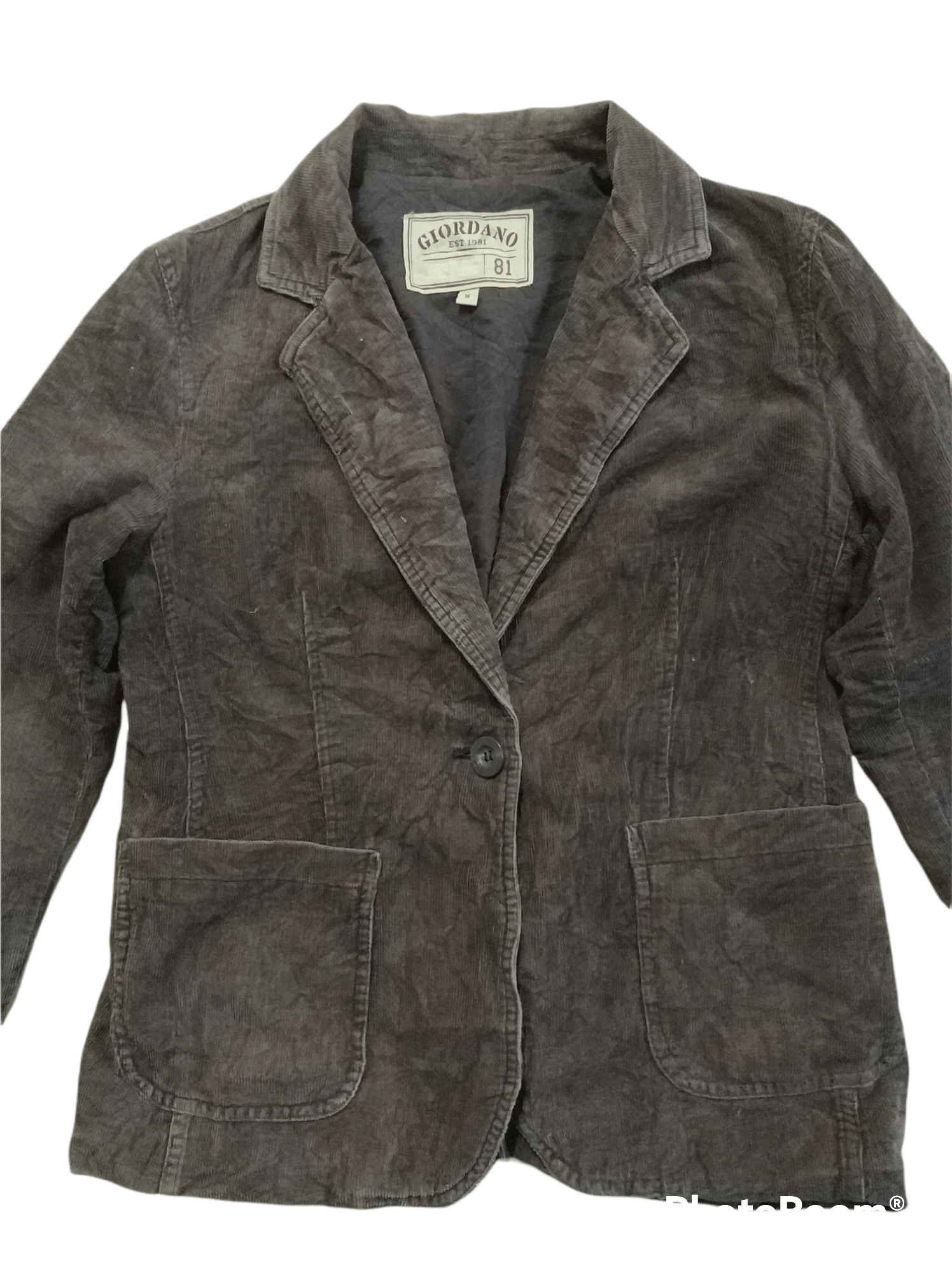 Giordano 🔥Sun Faded Giordano Corduroy Blazers Size S / US 4 / IT 40 - 6 Thumbnail