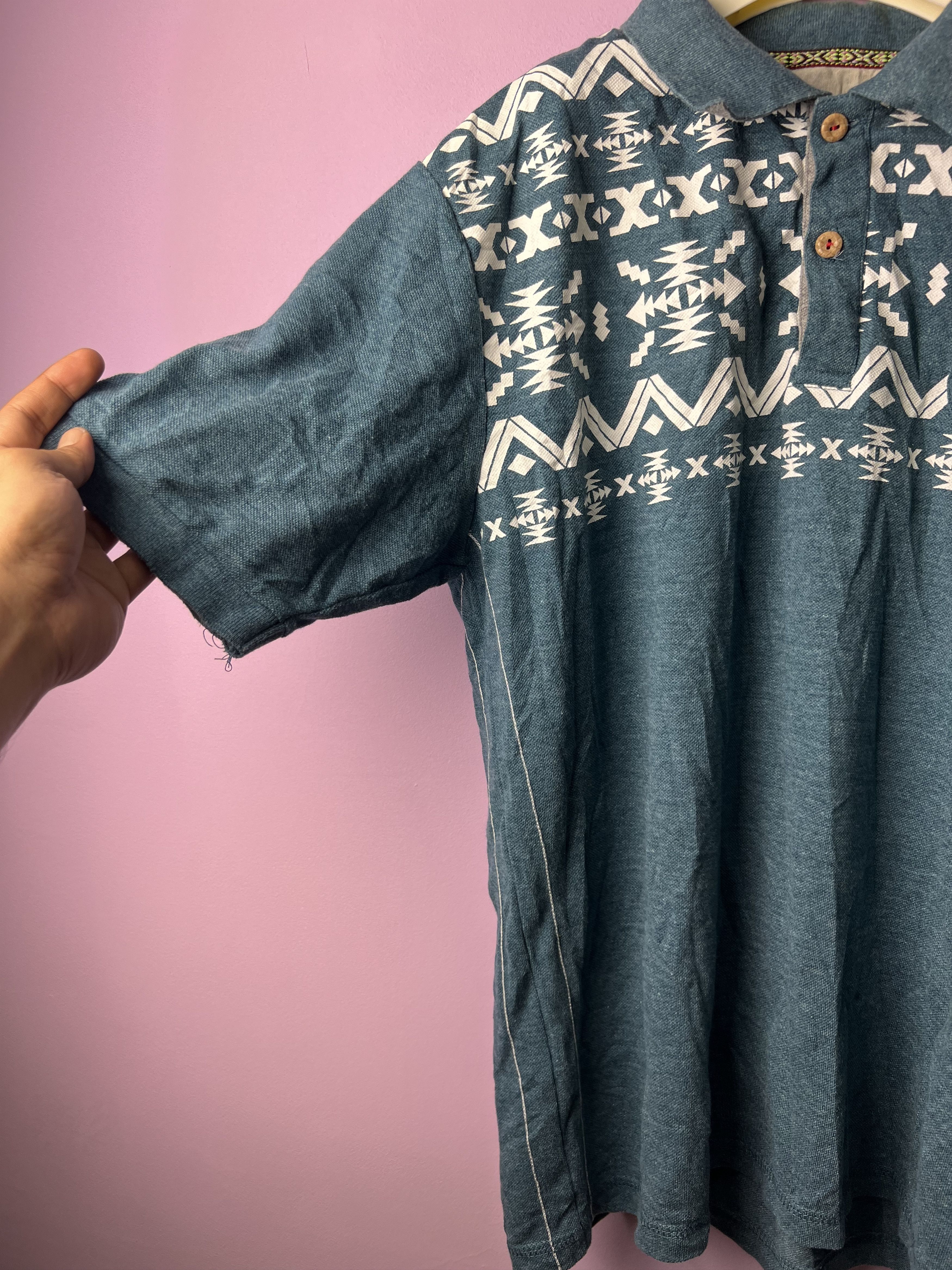 Japanese Brand 🔥Native Navajo Paraspur Polo Tees Size US M / EU 48-50 / 2 - 10 Thumbnail