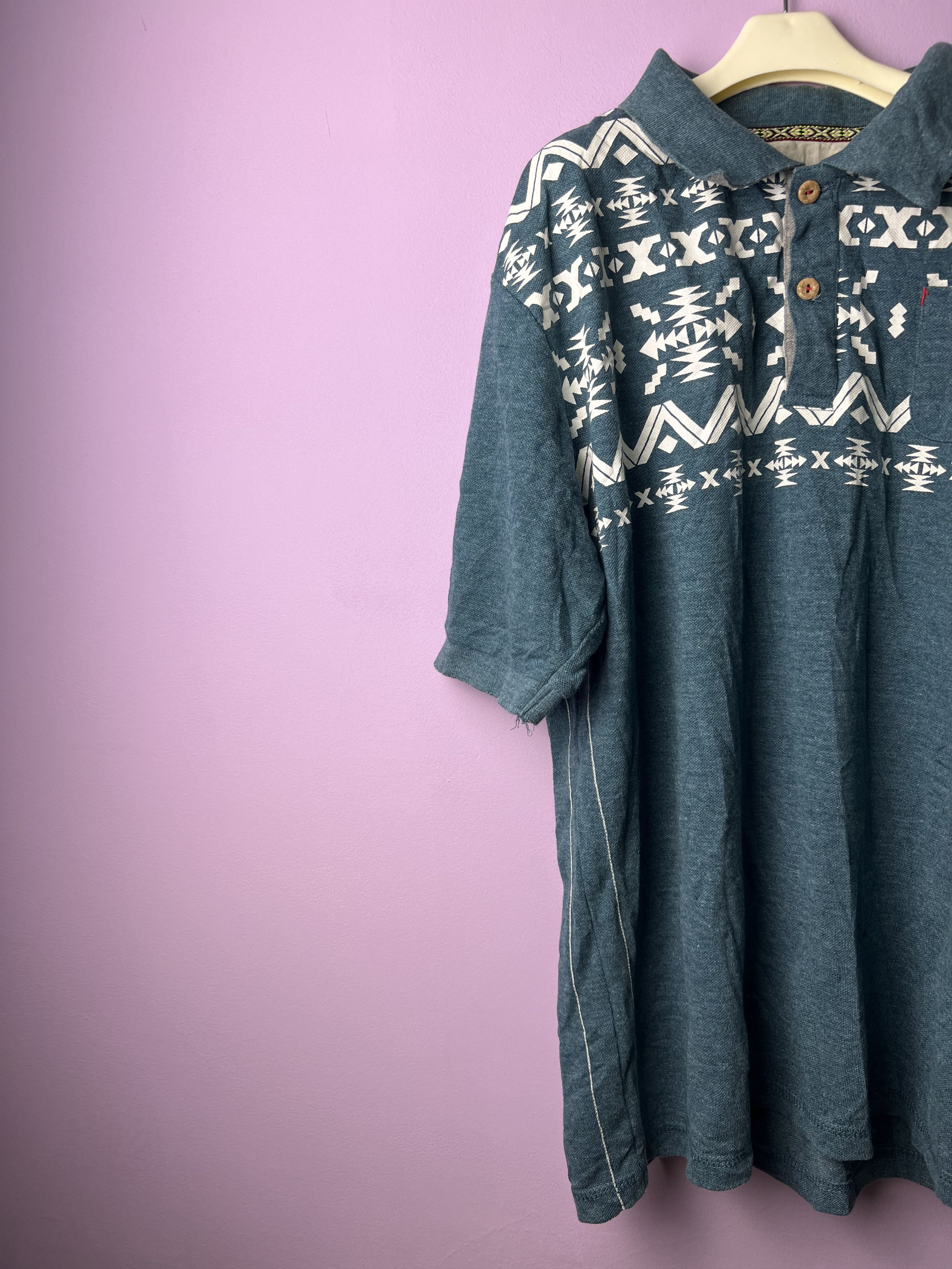 Japanese Brand 🔥Native Navajo Paraspur Polo Tees Size US M / EU 48-50 / 2 - 4 Thumbnail
