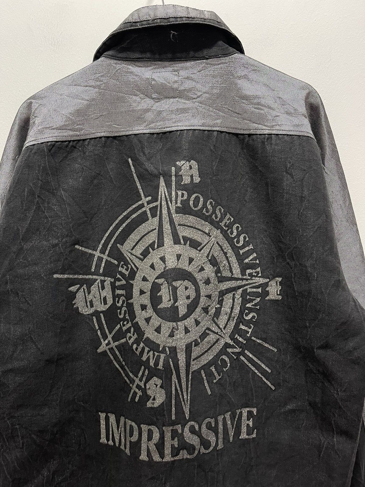 Japanese Brand × Vintage VINTAGE IMPRESSEIVE PATCHWORK JAPAN DESIGN DENIM JACKET Size US L / EU 52-54 / 3 - 8 Thumbnail