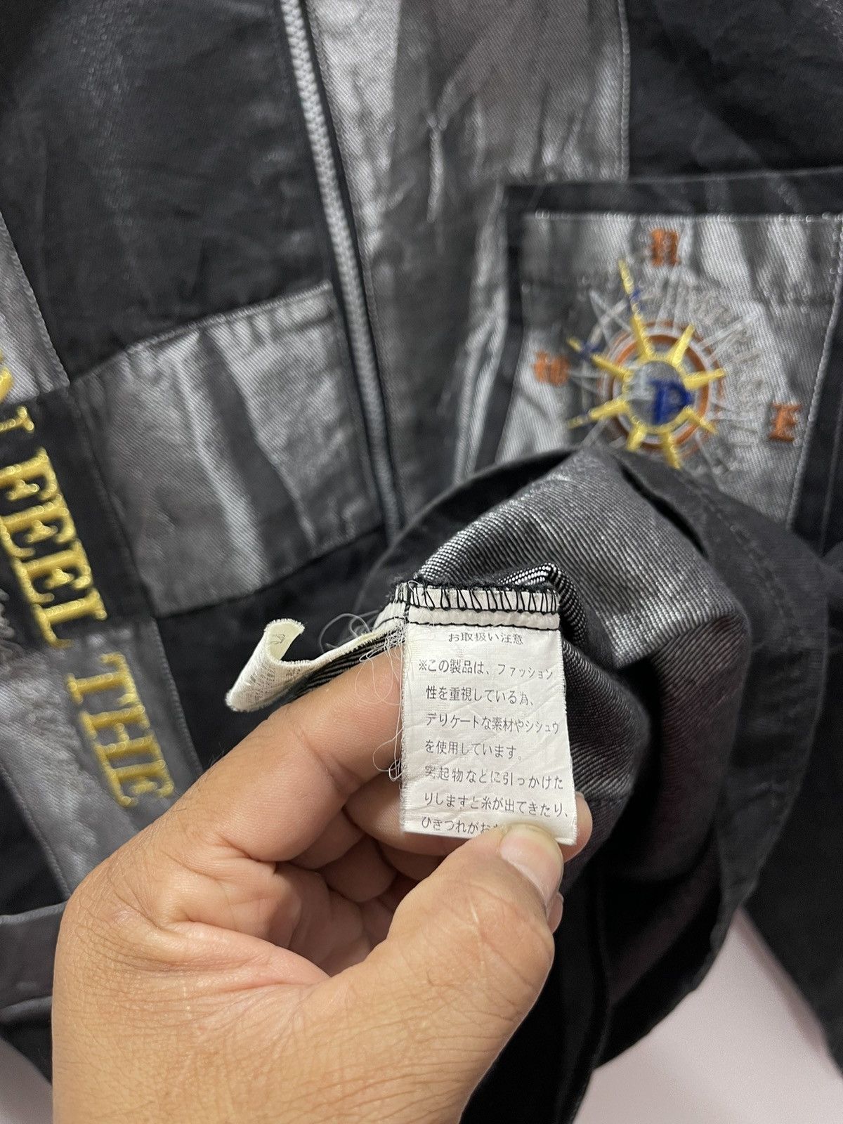 Japanese Brand × Vintage VINTAGE IMPRESSEIVE PATCHWORK JAPAN DESIGN DENIM JACKET Size US L / EU 52-54 / 3 - 10 Thumbnail