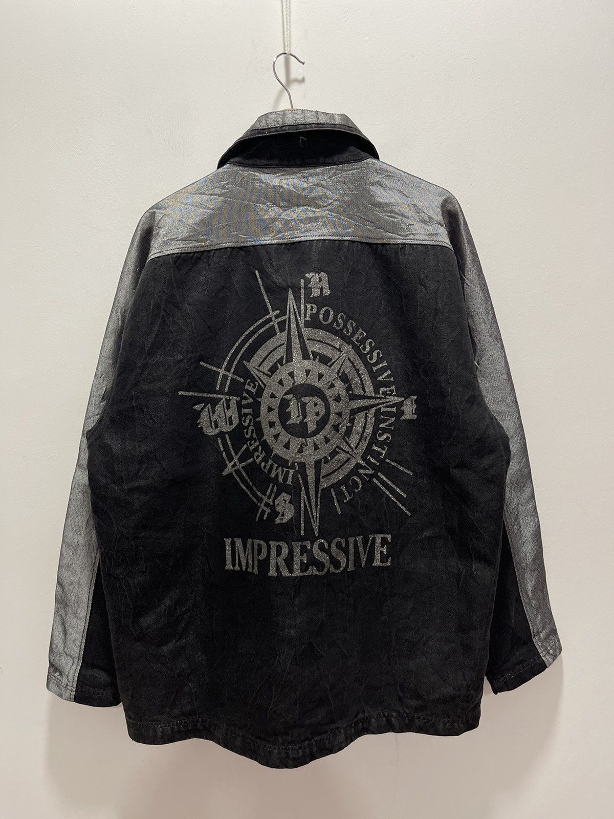 Japanese Brand × Vintage VINTAGE IMPRESSEIVE PATCHWORK JAPAN DESIGN DENIM JACKET Size US L / EU 52-54 / 3 - 7 Thumbnail