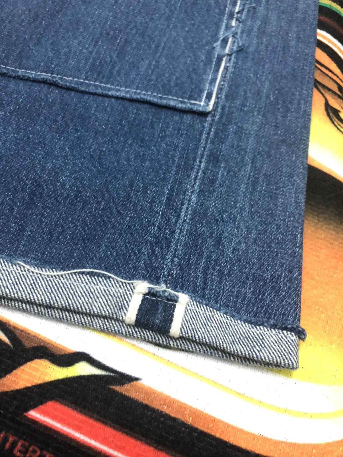 Levi's × Vintage RARE🔥ONLY 1 VINTAGE 1993 LEVIS 501 CUSTOM PATCHWORK SELVEDGE Size US 29 - 4 Thumbnail