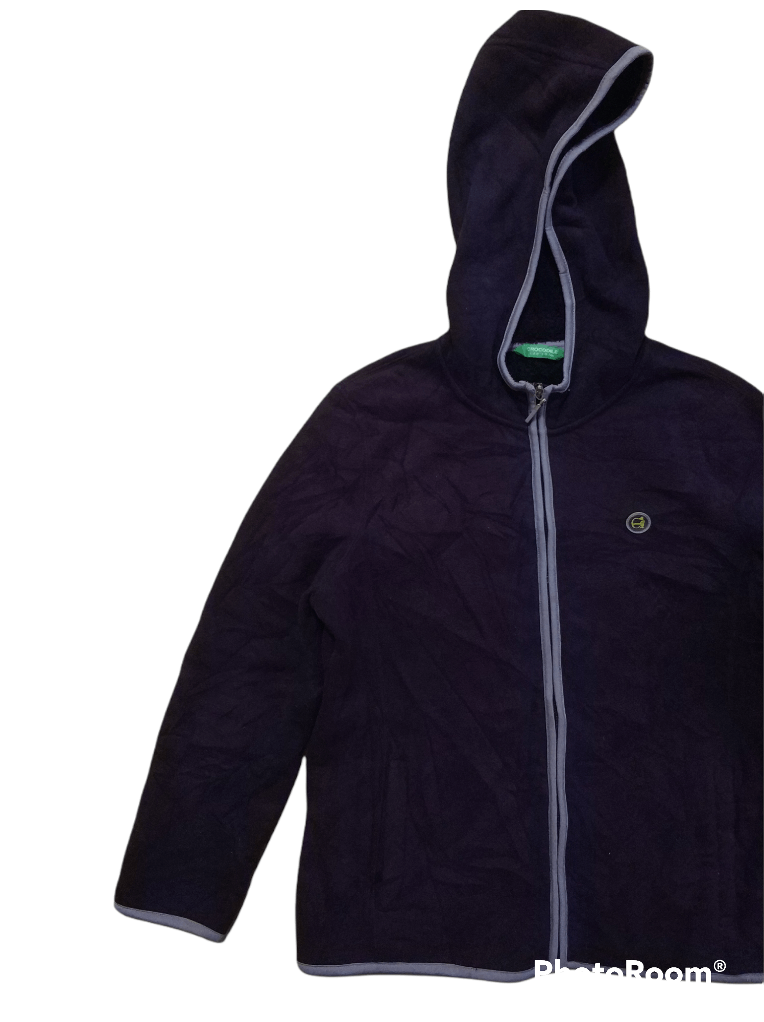 Japanese Brand 🔥Purple Crocodile Ladies Fleece Hoodie Size M / US 6-8 / IT 42-44 - 4 Thumbnail