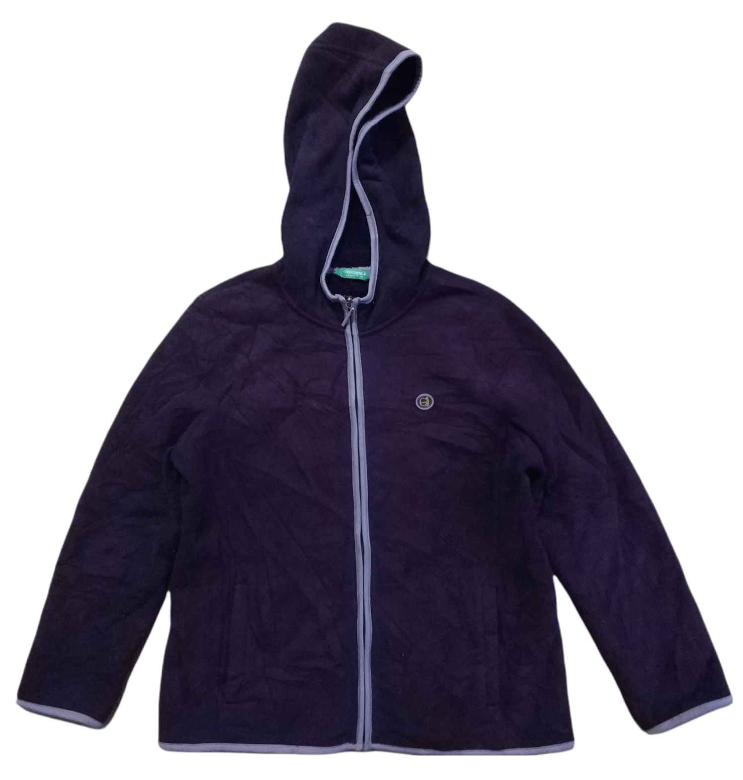 Japanese Brand 🔥Purple Crocodile Ladies Fleece Hoodie Size M / US 6-8 / IT 42-44 - 2 Thumbnail