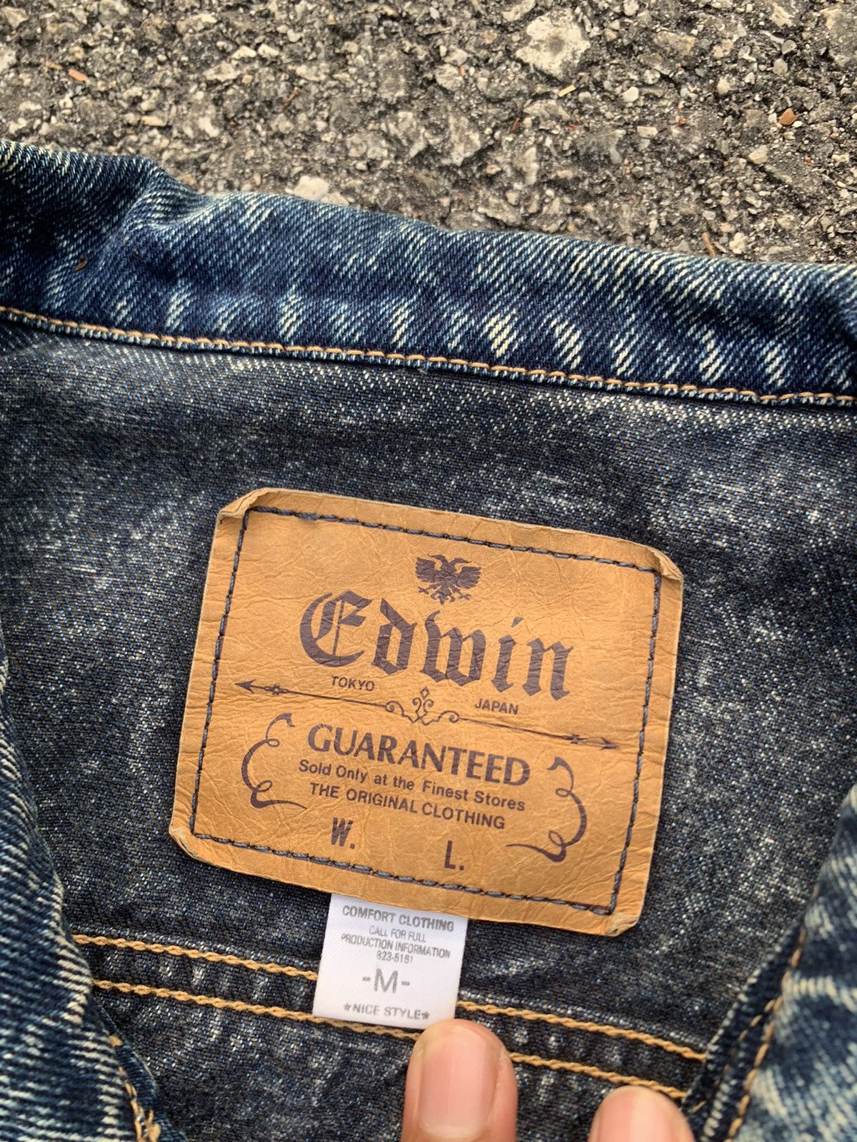 Edwin 👹EDWIN JAPAN ASID WASH TRUCKER JACKET Size US M / EU 48-50 / 2 - 11 Thumbnail