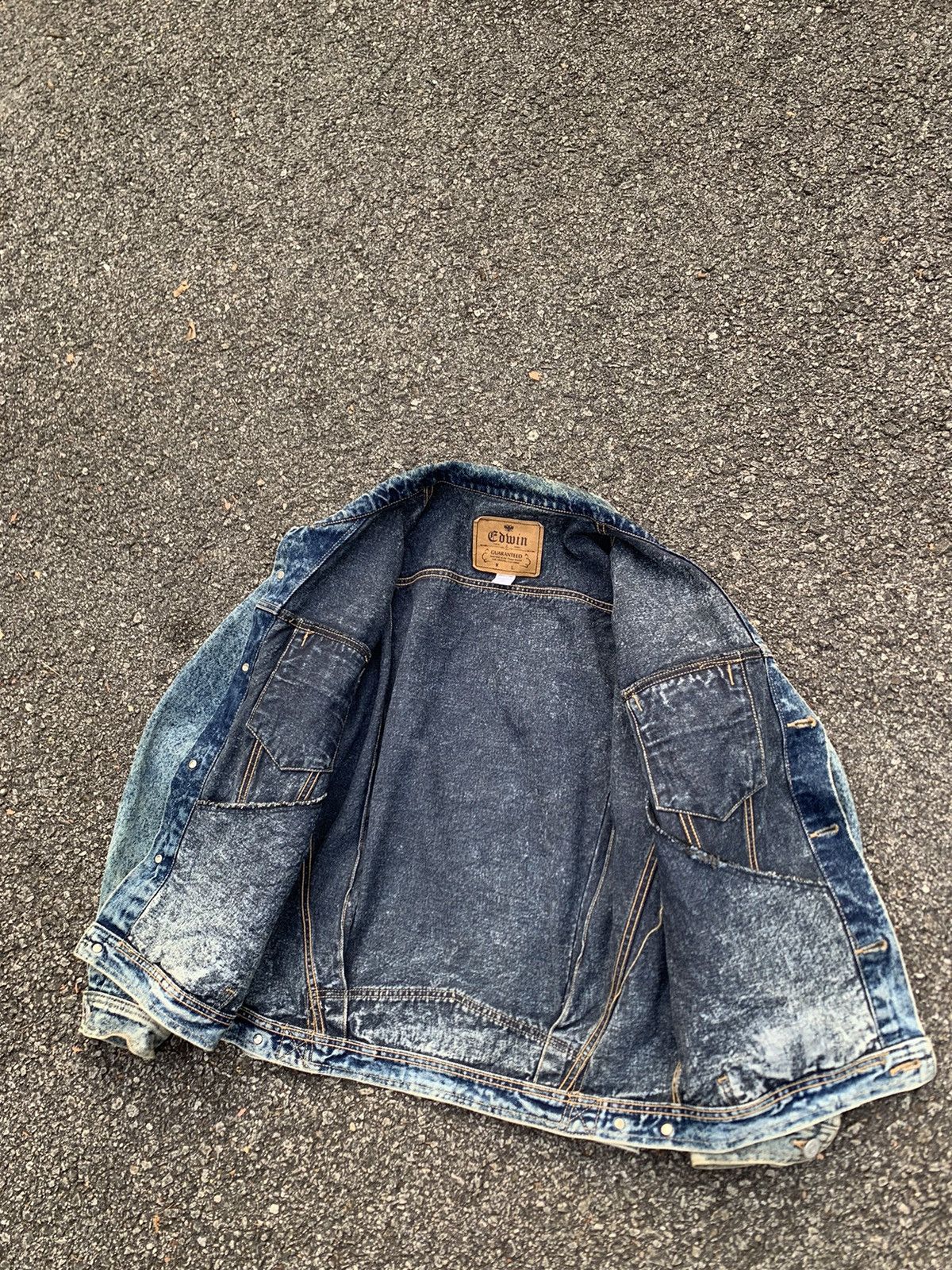 Edwin 👹EDWIN JAPAN ASID WASH TRUCKER JACKET Size US M / EU 48-50 / 2 - 8 Thumbnail