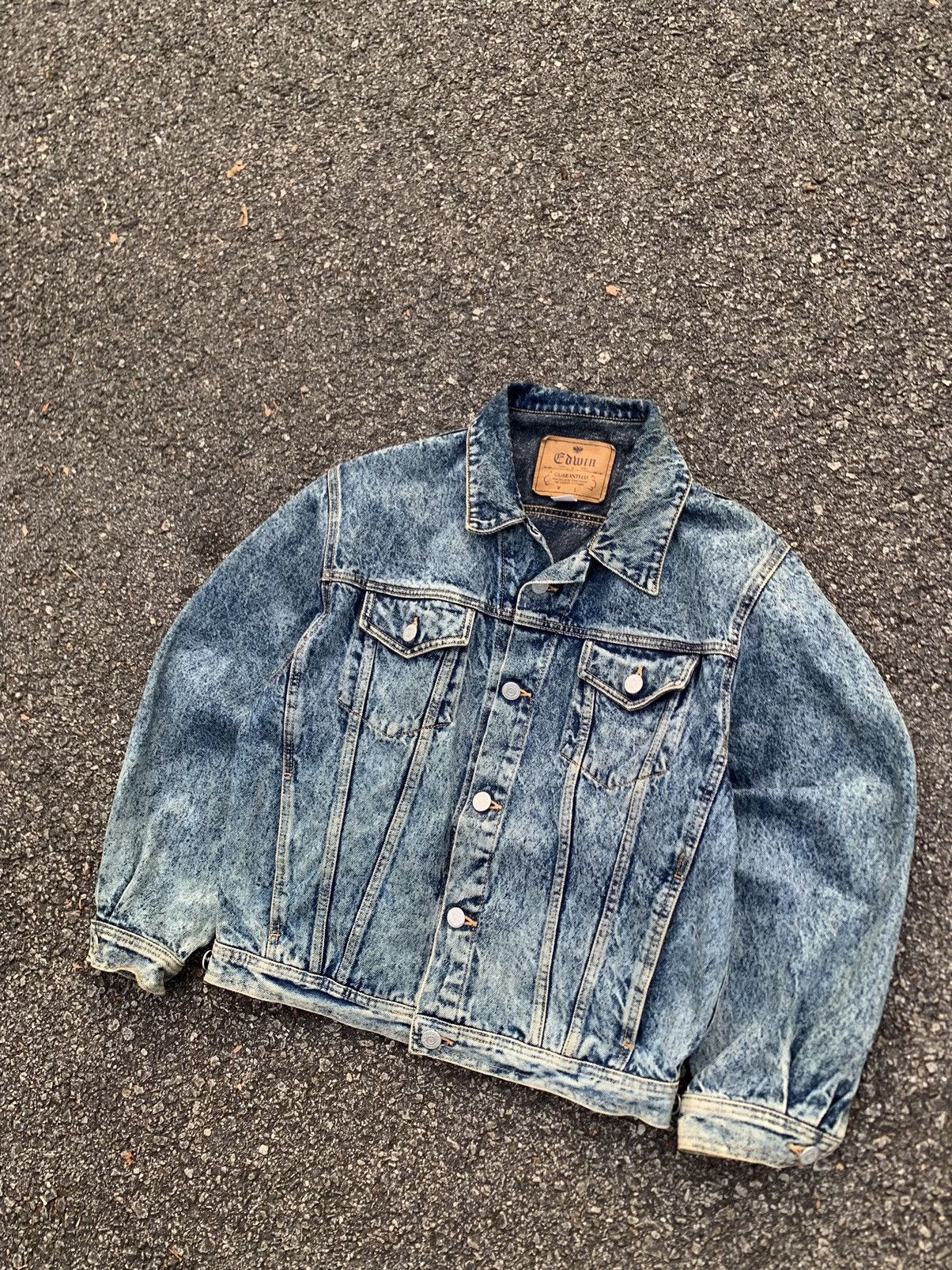 Edwin 👹EDWIN JAPAN ASID WASH TRUCKER JACKET Size US M / EU 48-50 / 2 - 2 Thumbnail