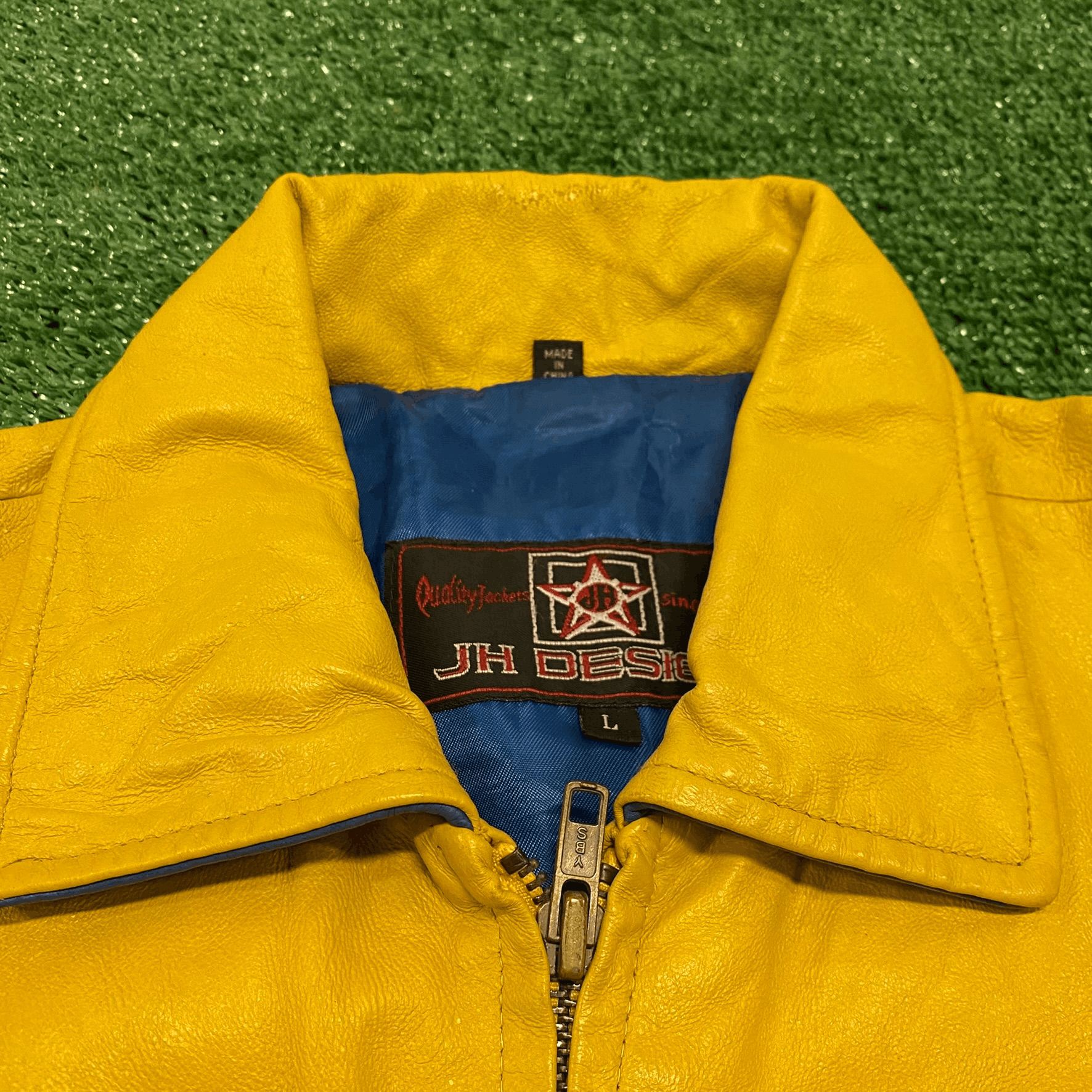 Jeff Hamilton Crazy Vintage 90s M&M's Racing Leather NASCAR Jacket Size US S / EU 44-46 / 1 - 3 Thumbnail