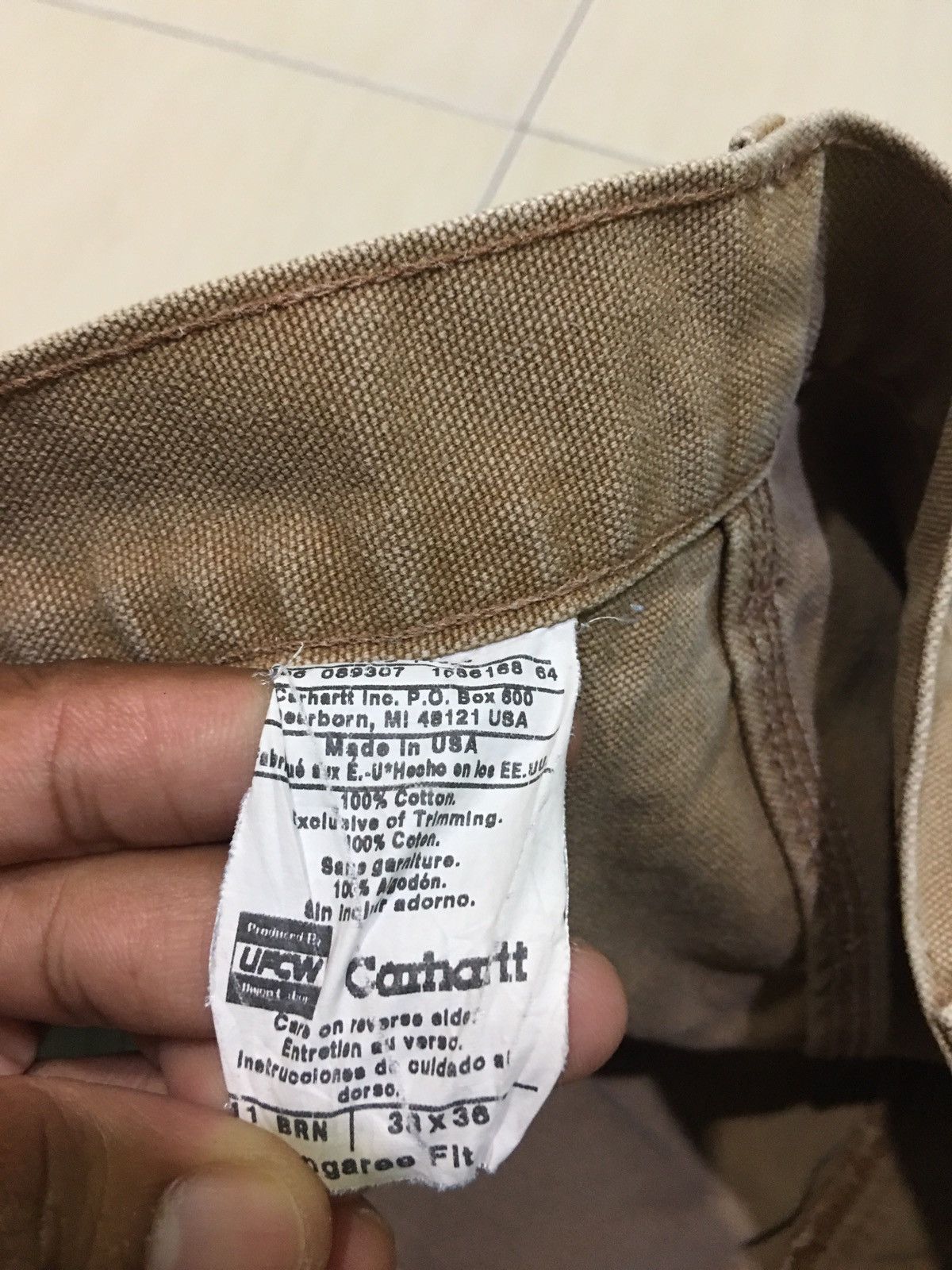 Carhartt 90s Vintage Carhartt workwear Cargo Trouser Pants Size US 36 / EU 52 - 11 Thumbnail