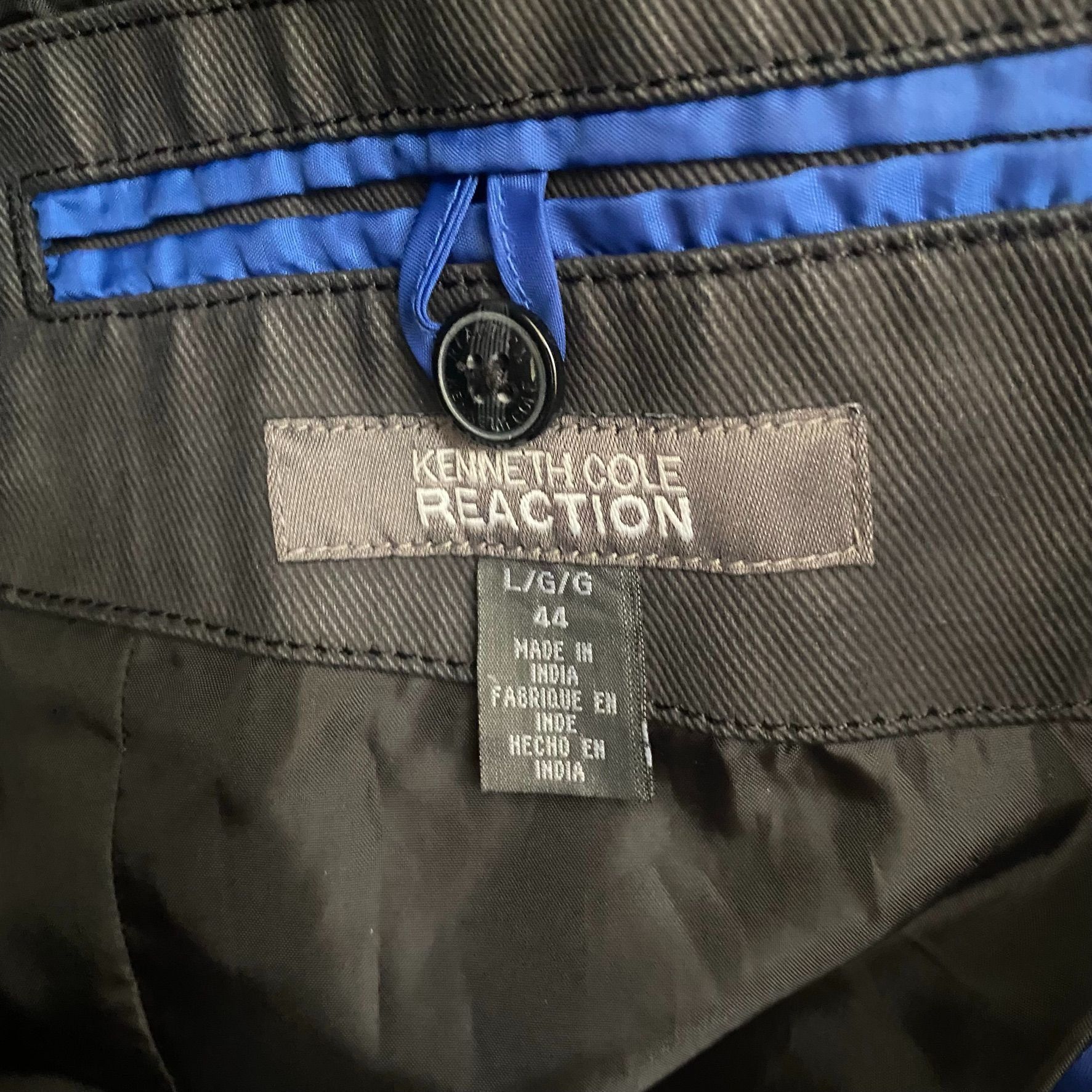 Kenneth Cole Vintage Y2K Kenneth Cole Waxed Denim Biker Jacket Size US L / EU 52-54 / 3 - 2 Thumbnail