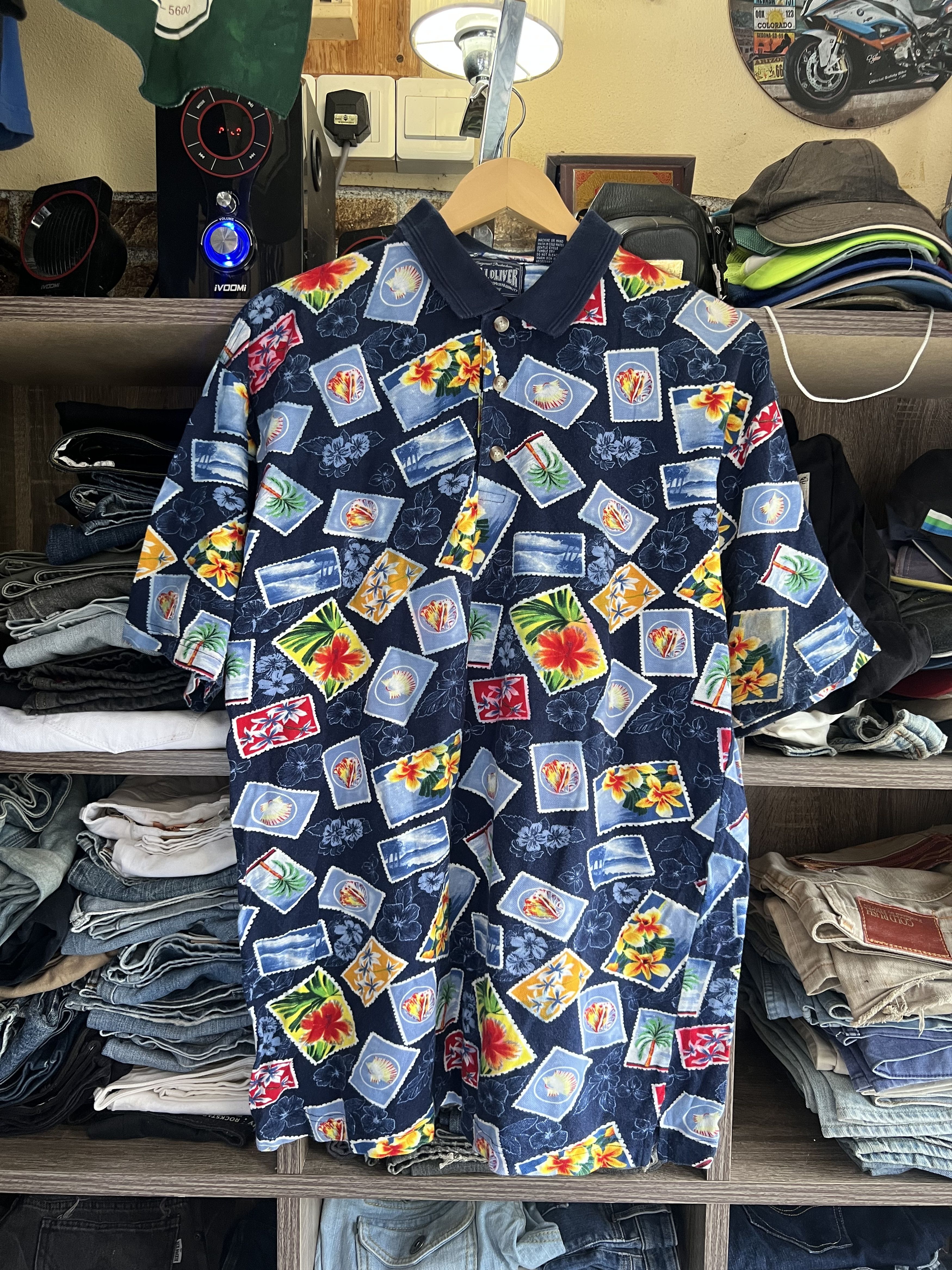 🔥Jos. J. Oliver Fullprinted Summer Polo Tees