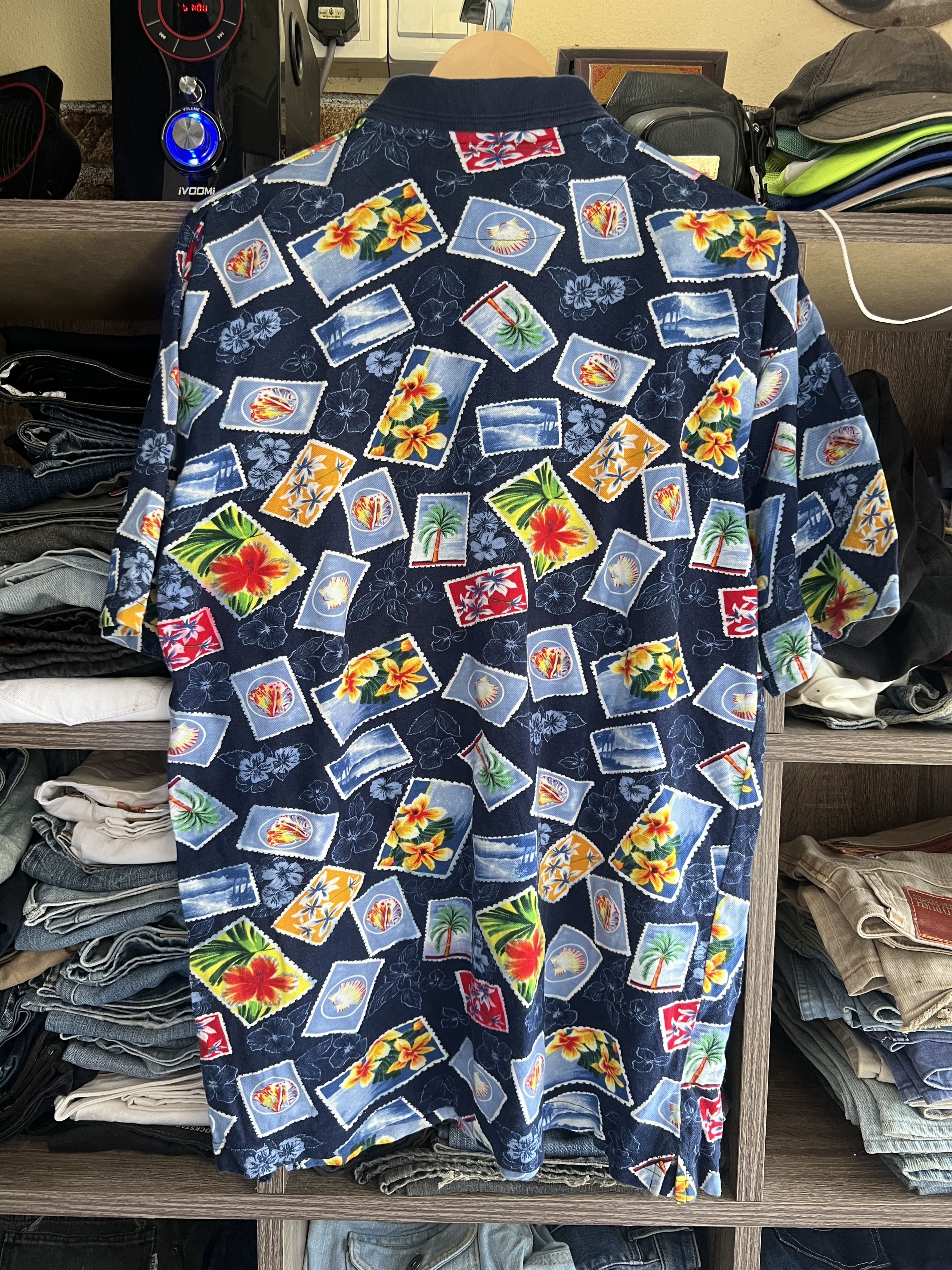 Japanese Brand 🔥Jos. J. Oliver Fullprinted Summer Polo Tees Size US M / EU 48-50 / 2 - 2 Thumbnail