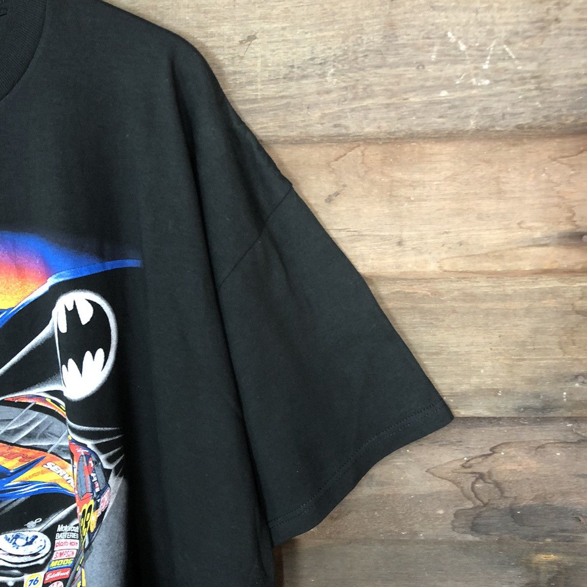 DC Comics 1998 Batman X Nascar X Ford X Dale Jarret vintage tee #3476 Size US XXL / EU 58 / 5 - 4 Thumbnail