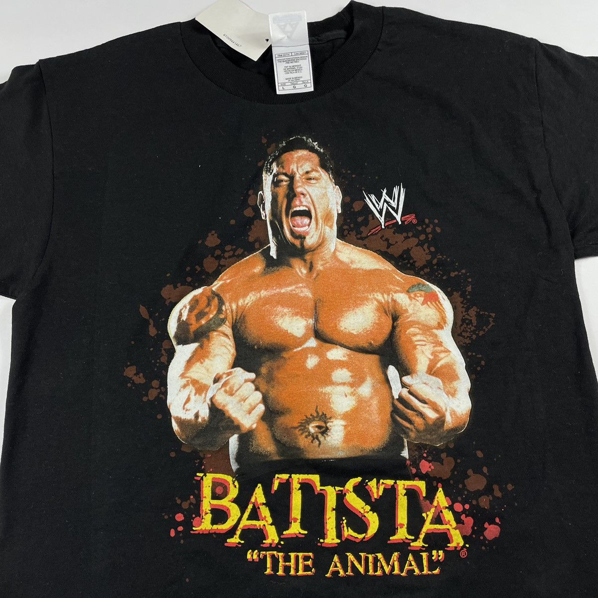Vintage × WWE WWE Vintage Batista The Animal T-Shirt New Size US L / EU 52-54 / 3 - 4 Thumbnail