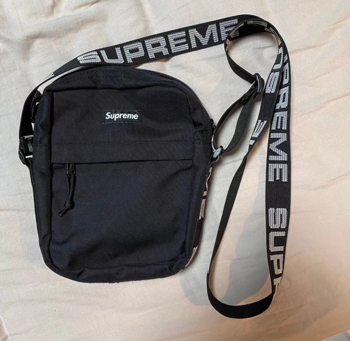 Supreme Supreme ss18 18ss 3m shoulder bag black | Grailed