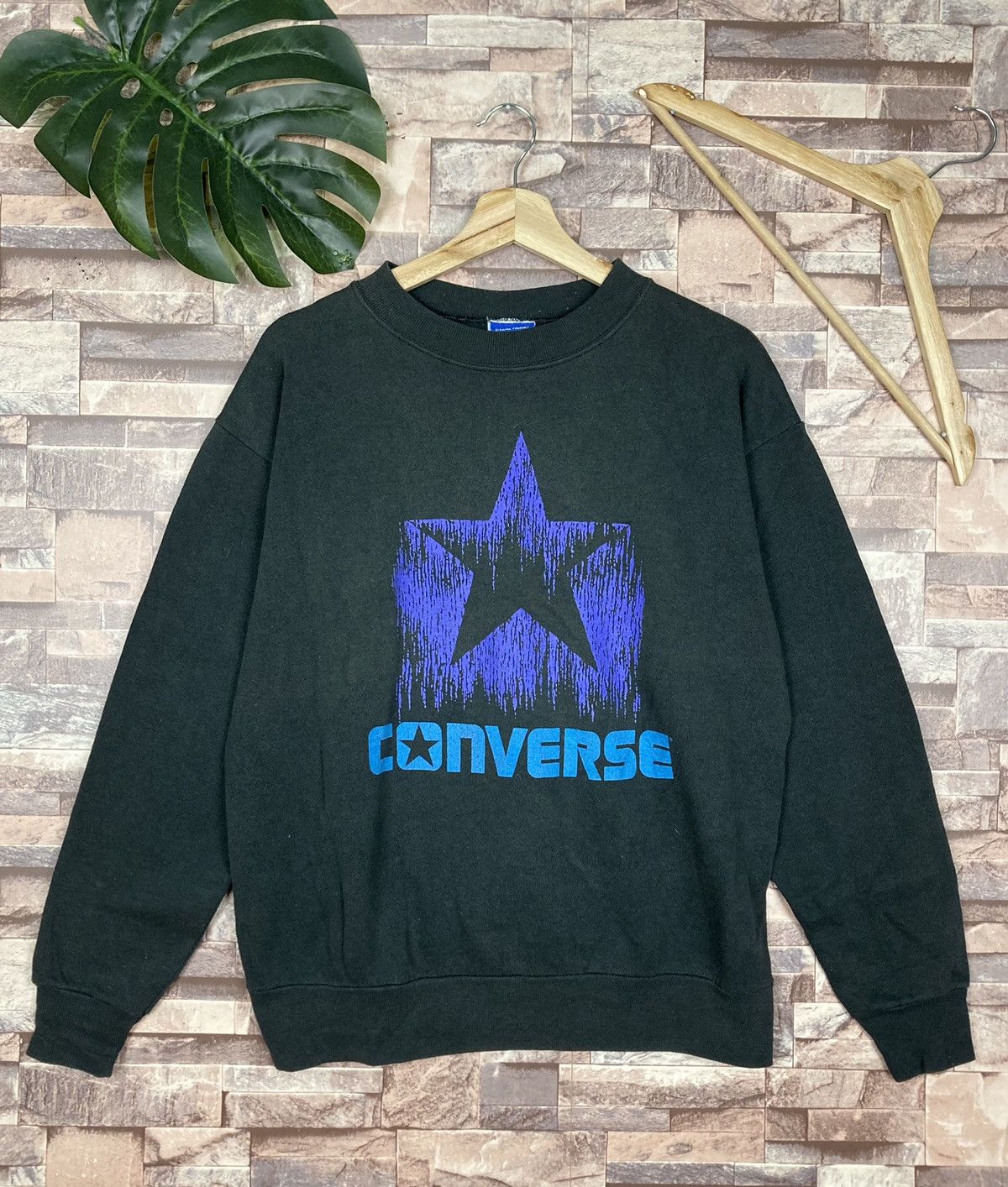Converse Converse Big Logo Crewneck Sweatshirt #33-6 Size US M / EU 48-50 / 2 - 1 Thumbnail