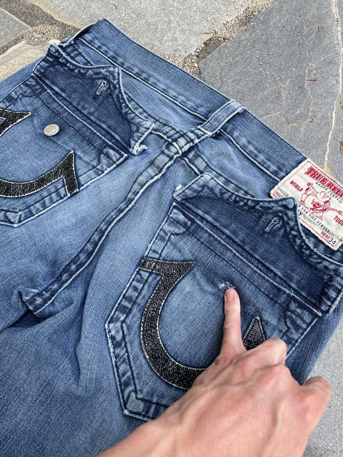 True Religion True Religion Ricky Bootcut Denim Size US 32 / EU 48 - 3 Thumbnail