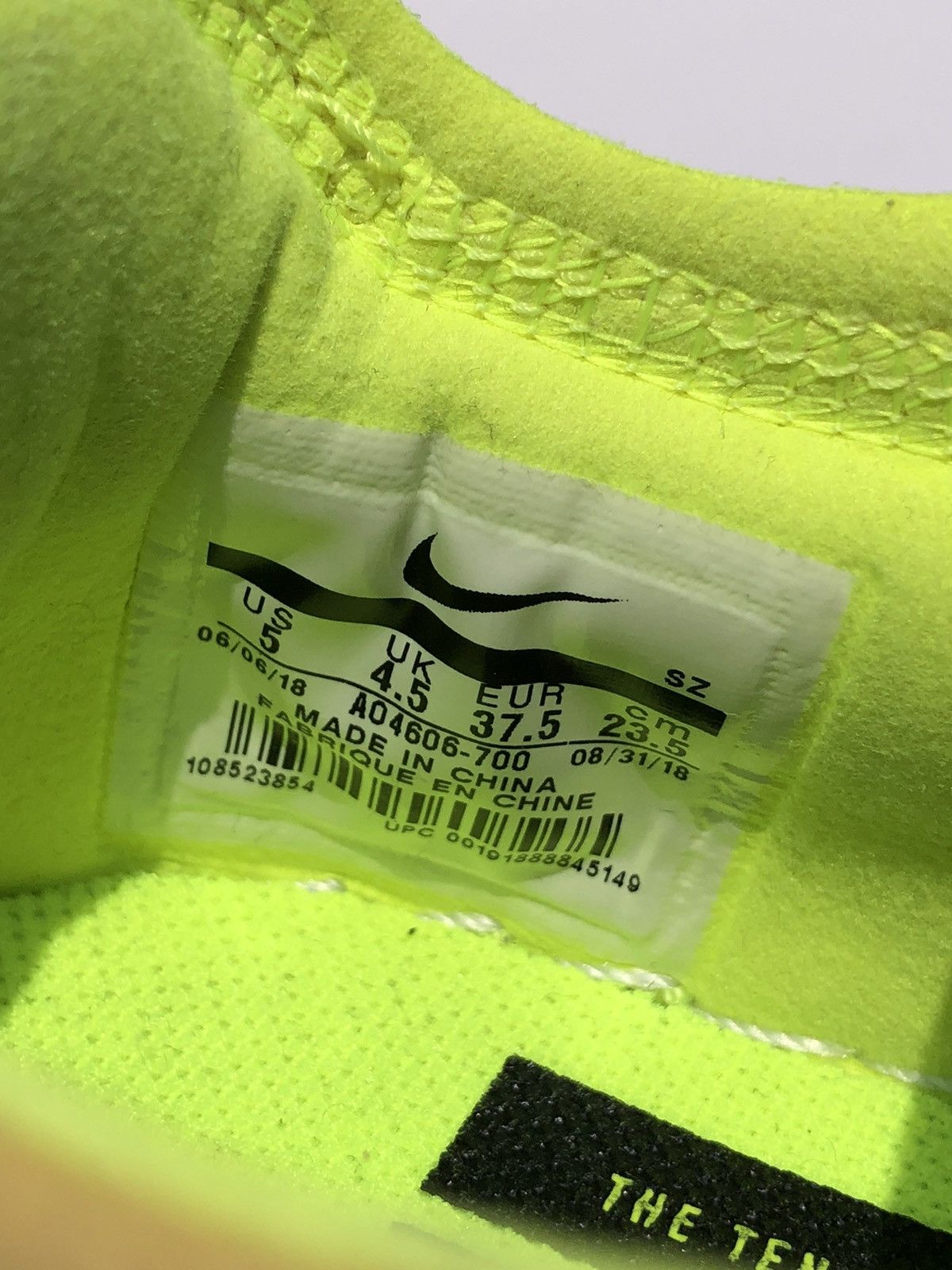 Nike × Off-White Nike x Off-White "The 10" Air Force 1 Low Volt/Black Size US 5 / EU 37 - 8 Thumbnail