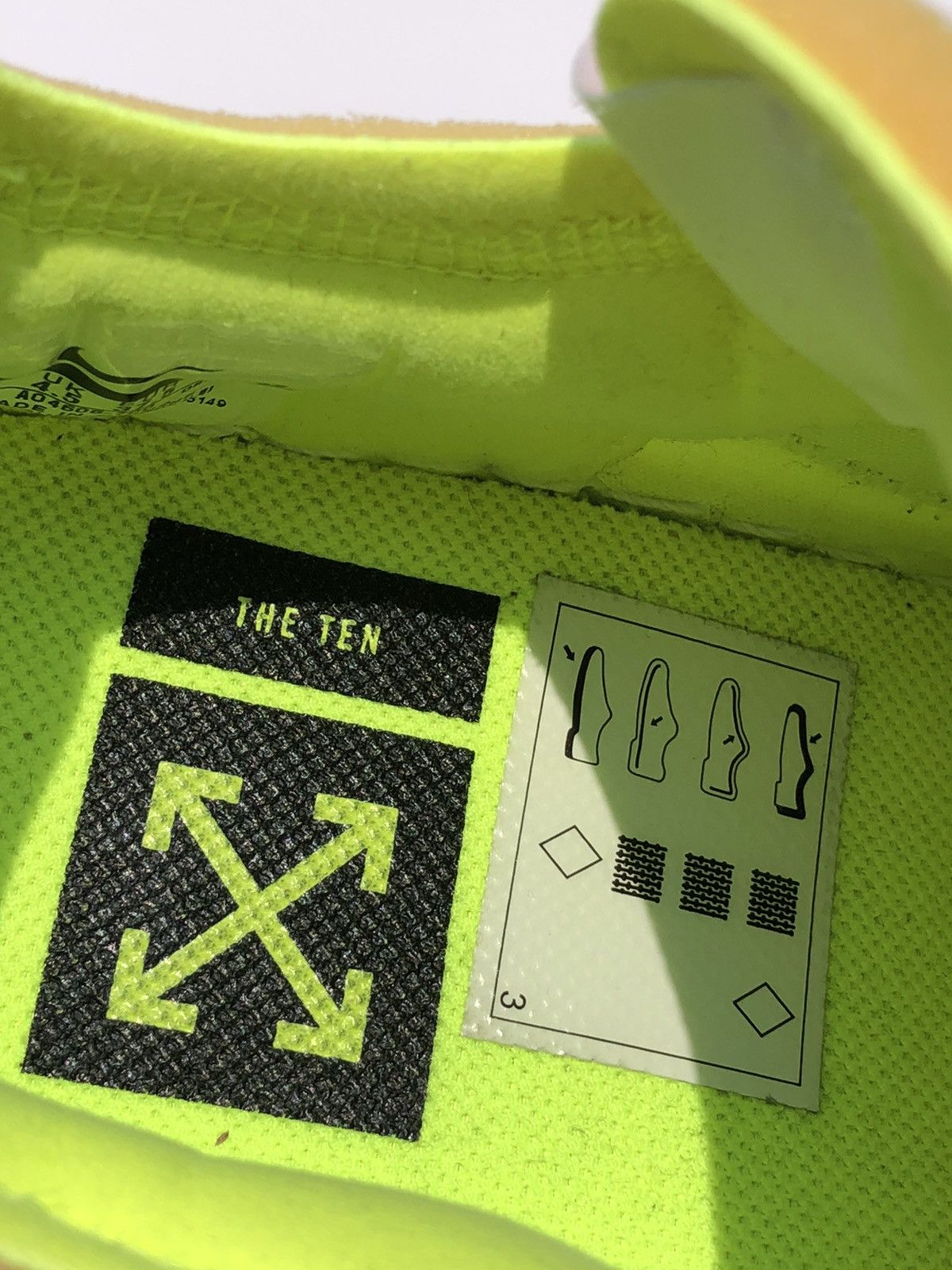 Nike × Off-White Nike x Off-White "The 10" Air Force 1 Low Volt/Black Size US 5 / EU 37 - 9 Thumbnail