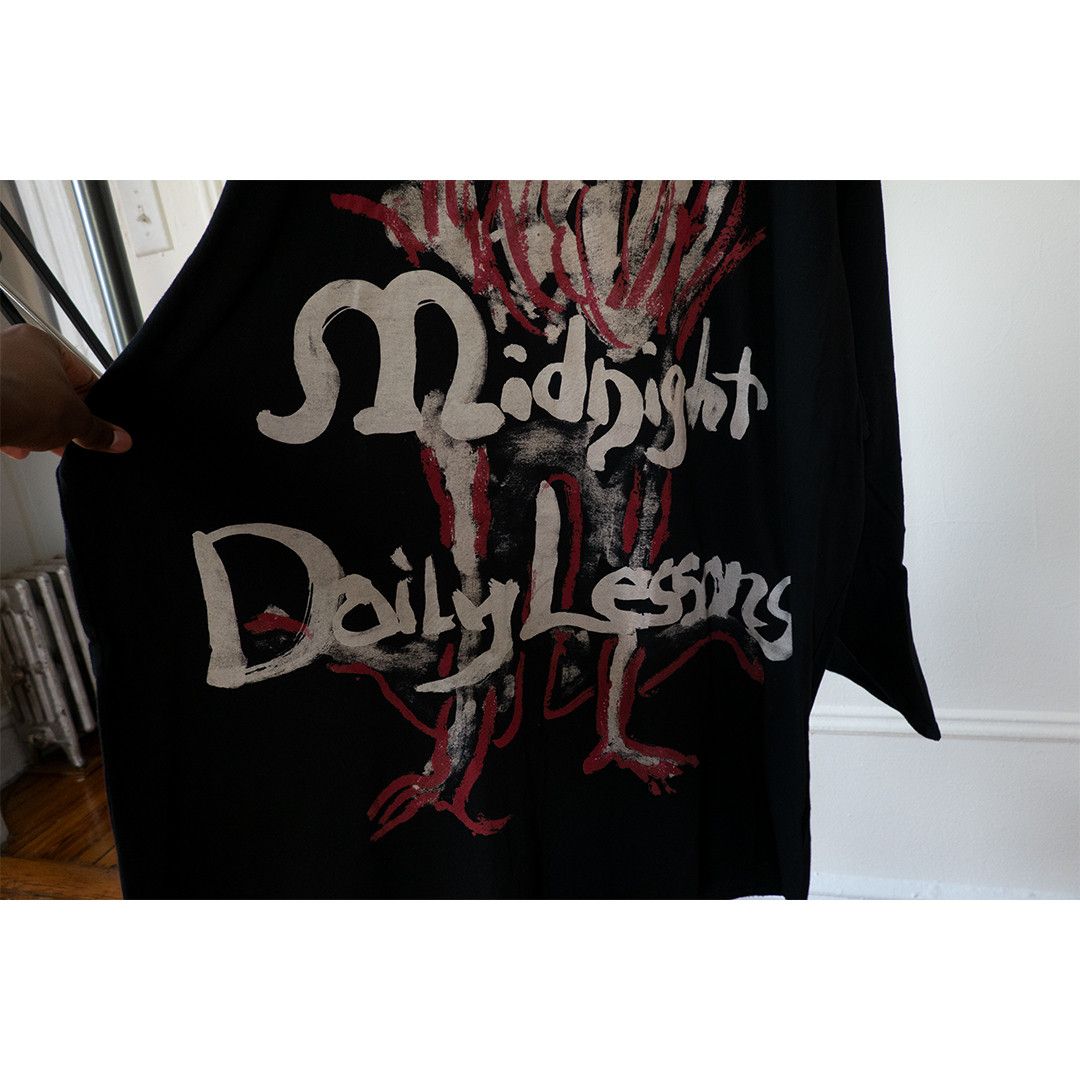 Yohji Yamamoto Pour Homme SS18 Midnight Daily Lessons Crewneck Shirt Size US L / EU 52-54 / 3 - 4 Thumbnail