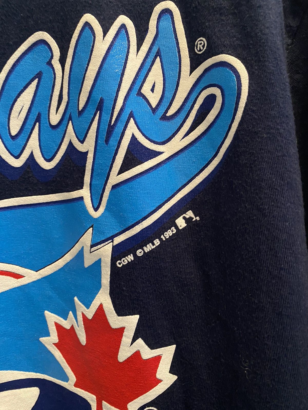MLB × Vintage VINTAGE 1993 TORONTO BLUE JAYS JERSEY Size US L / EU 52-54 / 3 - 4 Thumbnail