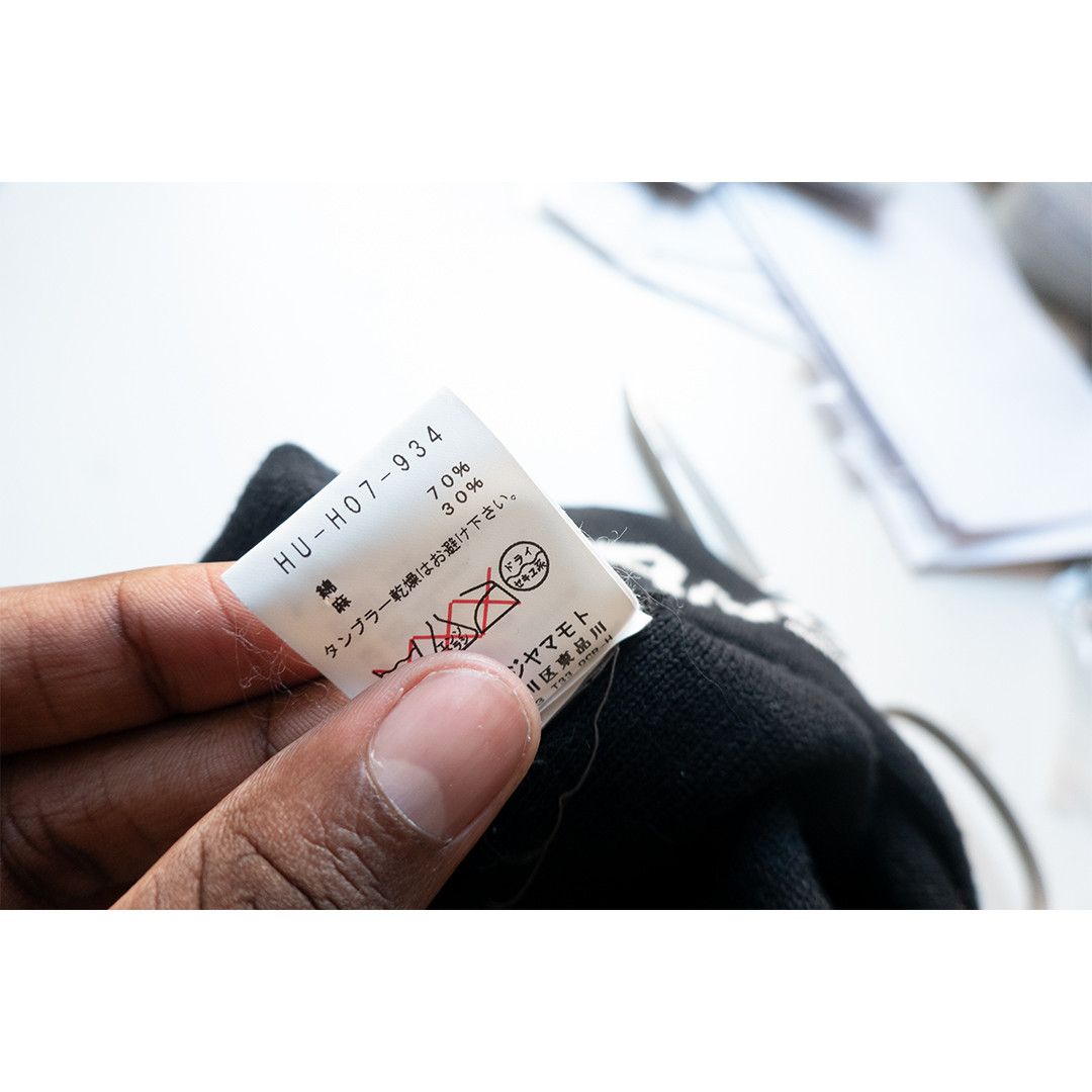 Yohji Yamamoto SS15 Pour Homme Lost Angeles Knit Beanie Size ONE SIZE - 6 Thumbnail