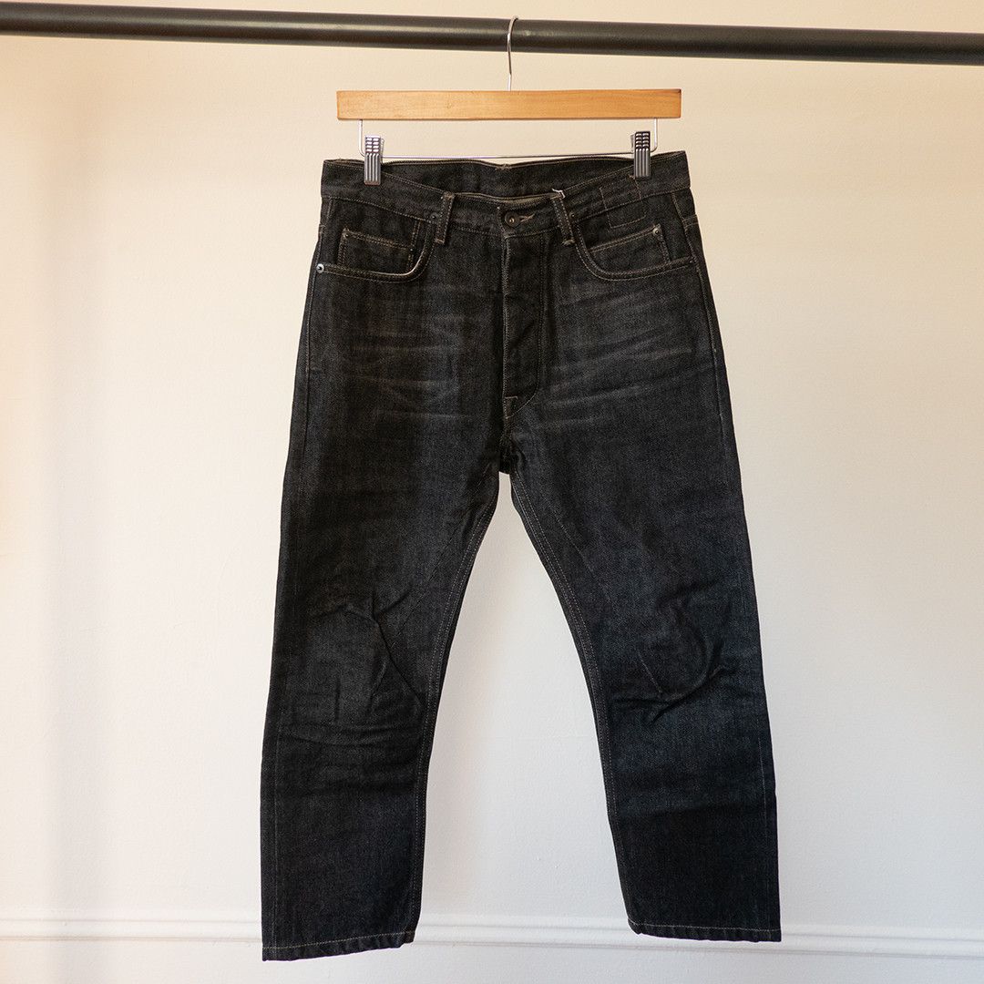 Rick Owens × Rick Owens Drkshdw Torrence Cropped Denim | Grailed