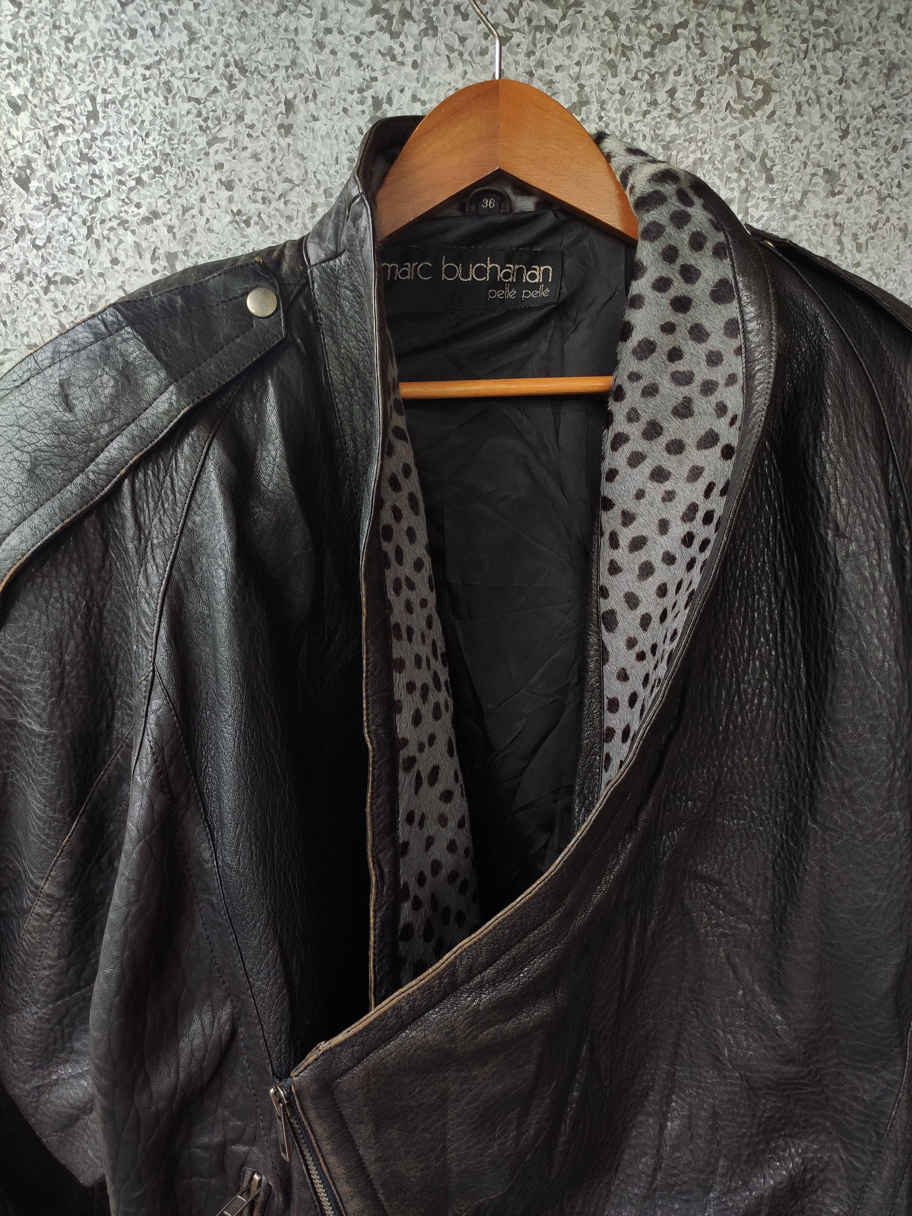Marc Buchanan Vintage Marc Buchanan Pelle Pelle leather jacket Size US M / EU 48-50 / 2 - 2 Thumbnail