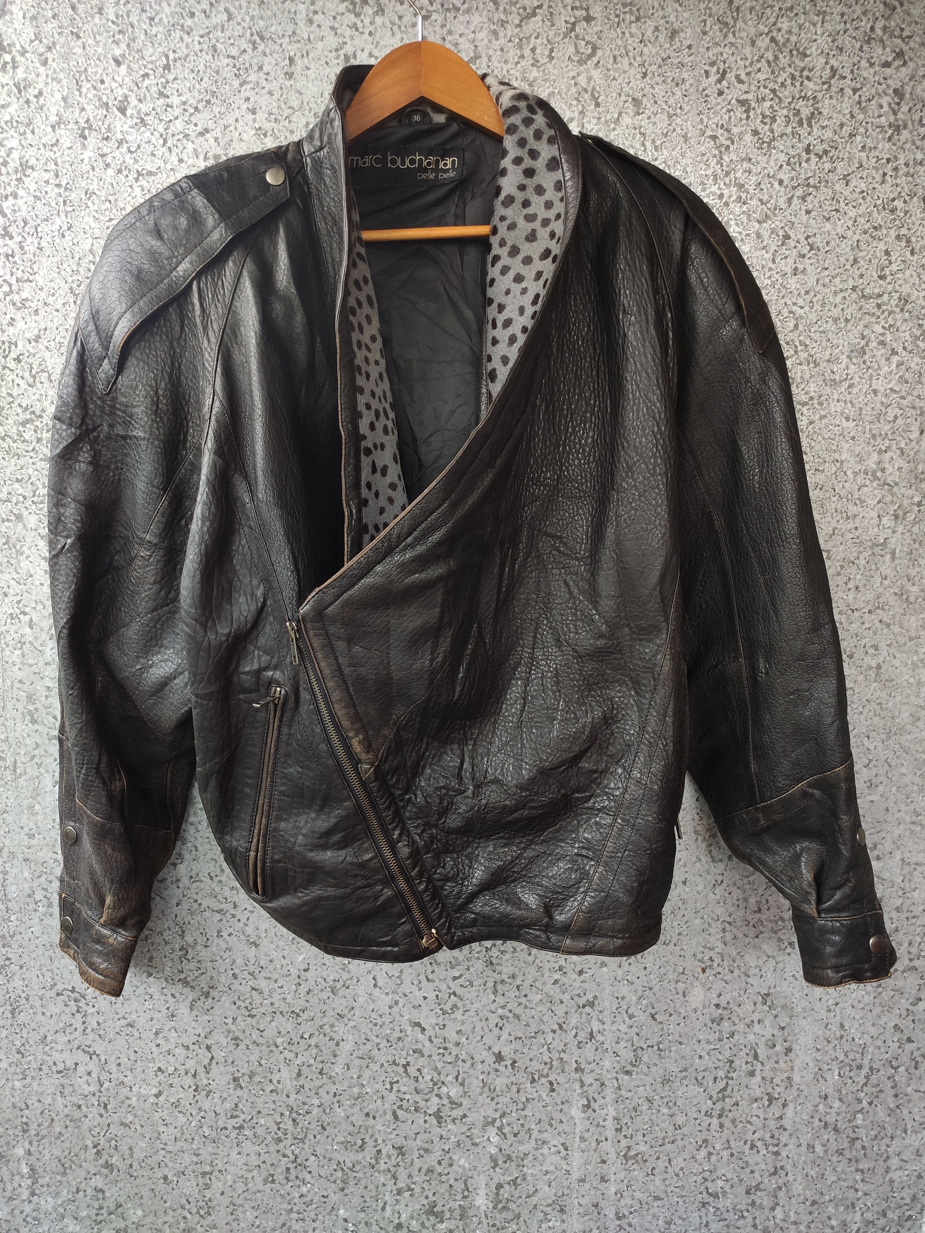 Marc Buchanan Vintage Marc Buchanan Pelle Pelle leather jacket Size US M / EU 48-50 / 2 - 10 Thumbnail