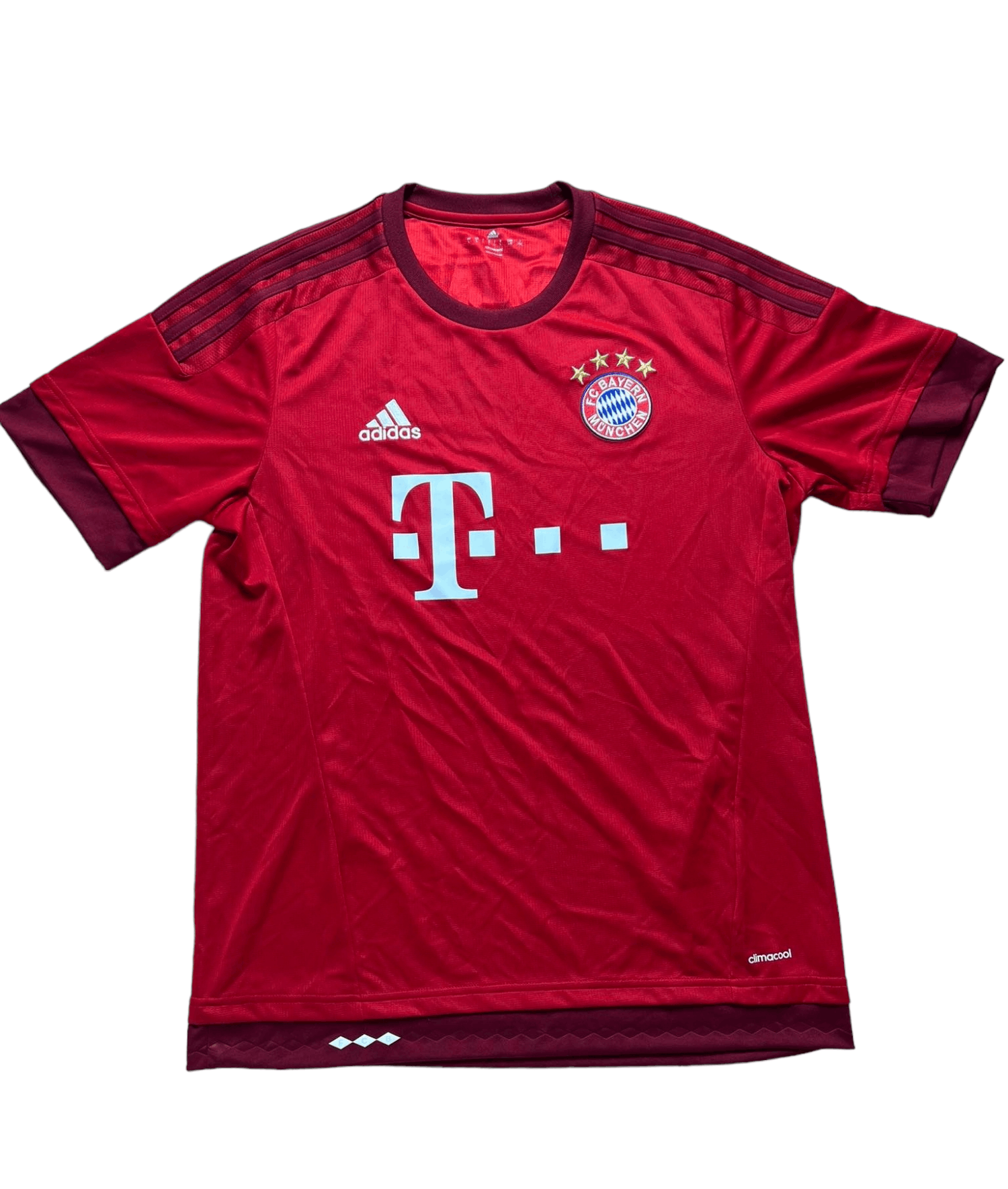 Adidas FC Bayer Munchen 2015/2016 Home soccer Jersey Size US L / EU 52-54 / 3 - 1 Thumbnail