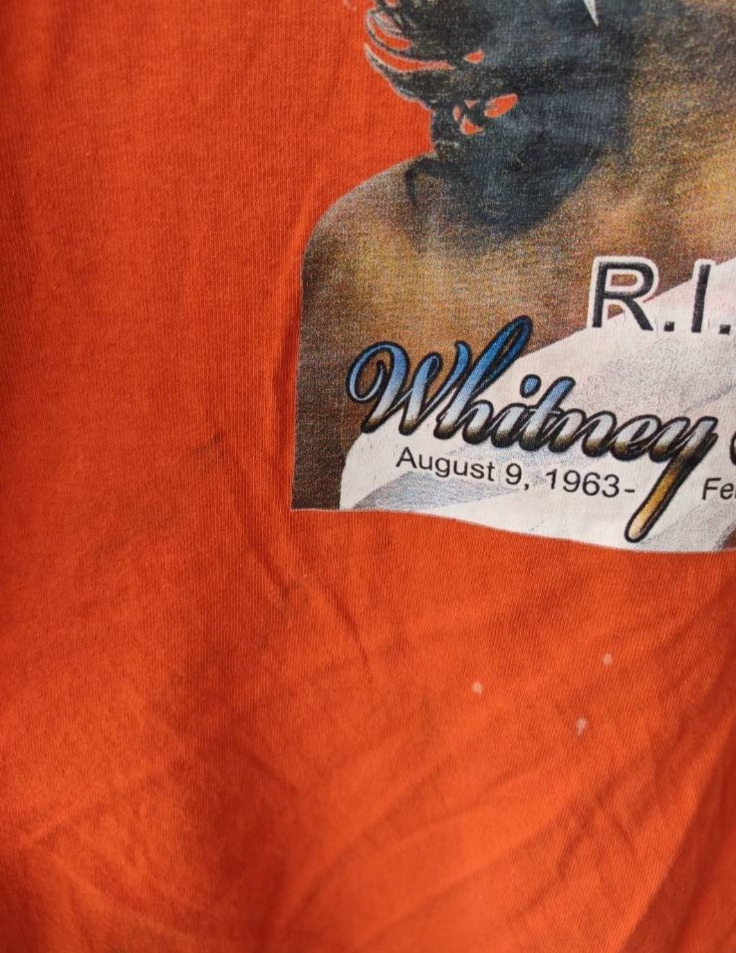 Band Tees Whitney Houston Pop/R&B Icon Big Face Print Size US L / EU 52-54 / 3 - 3 Thumbnail