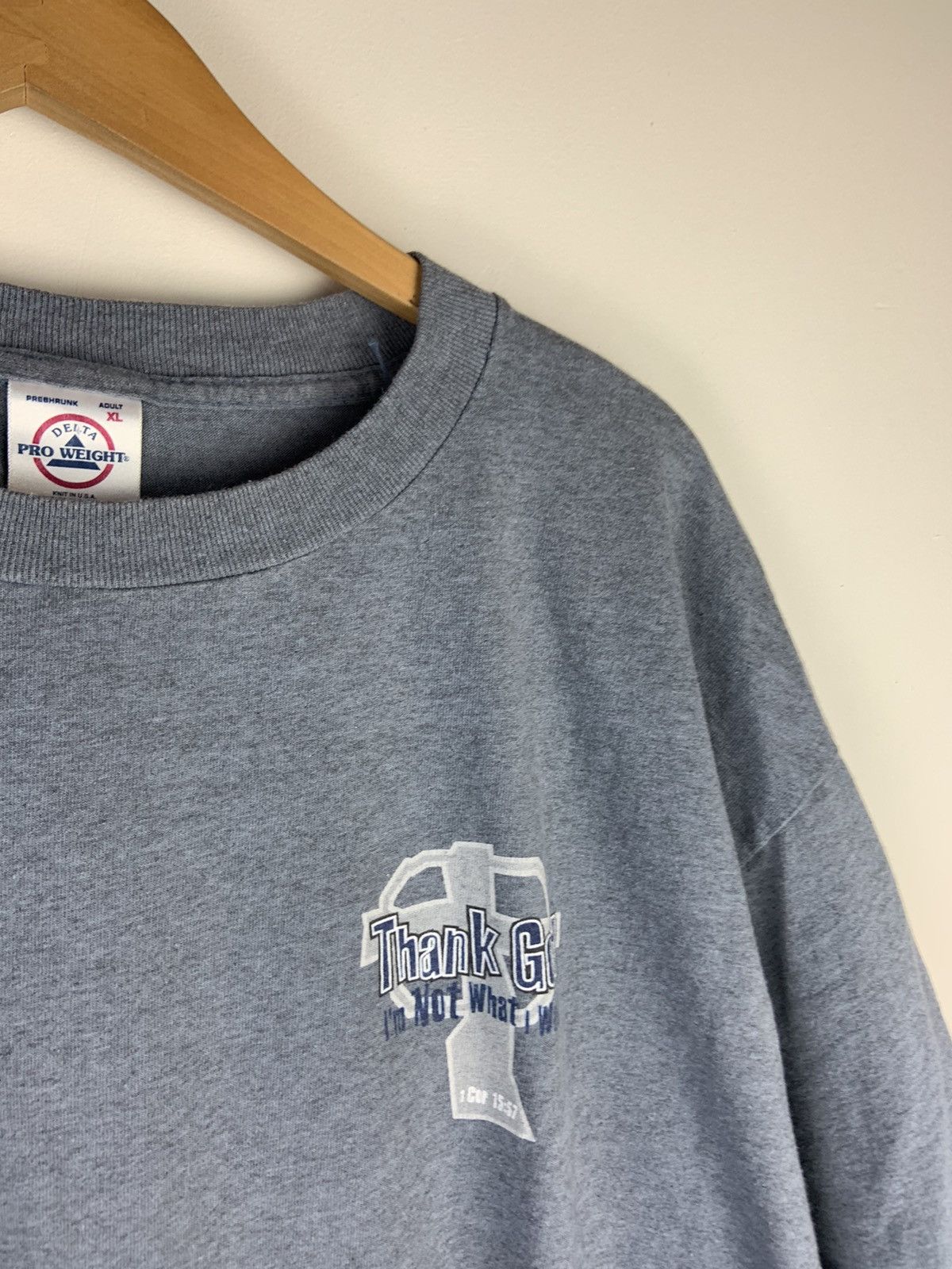 Vintage Vintage Bible 2 Corinthians 5:17 Tee Size US XL / EU 56 / 4 - 5 Thumbnail