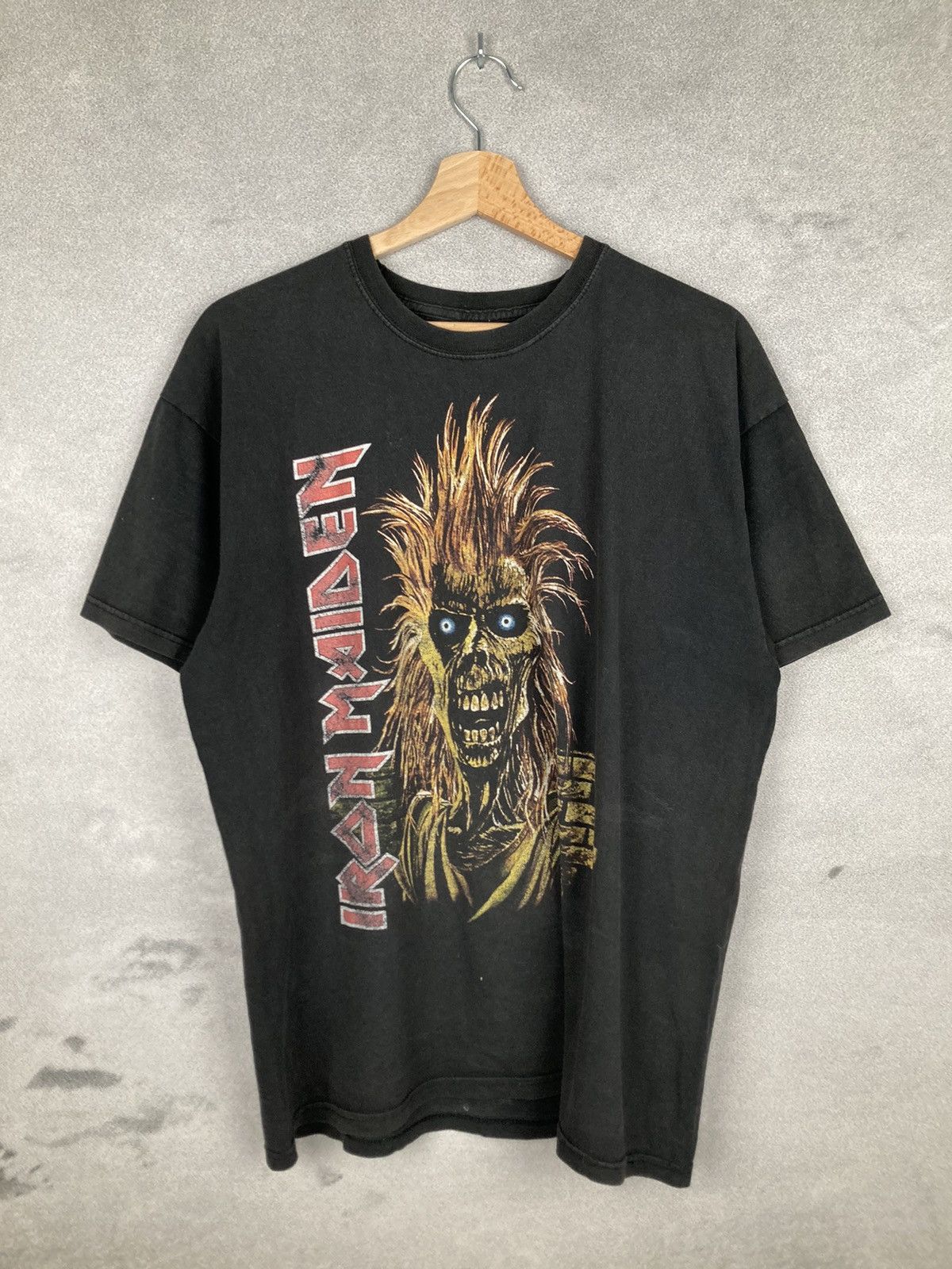 Band Tees × Iron Maiden × Rock T Shirt Vintage Iron Maiden Perfect ...