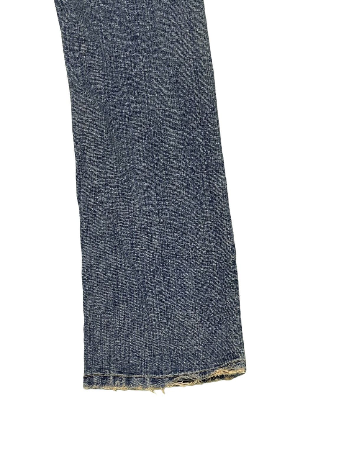 Japanese Brand Embroydery Jeans As Know As De Base Low Rise Denim 2🟦3 Size US 31 - 5 Thumbnail