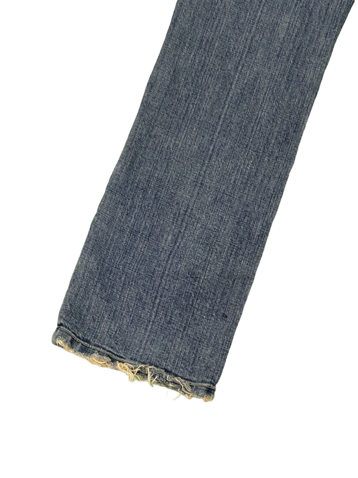 Japanese Brand Embroydery Jeans As Know As De Base Low Rise Denim 2🟦3 Size US 31 - 6 Thumbnail