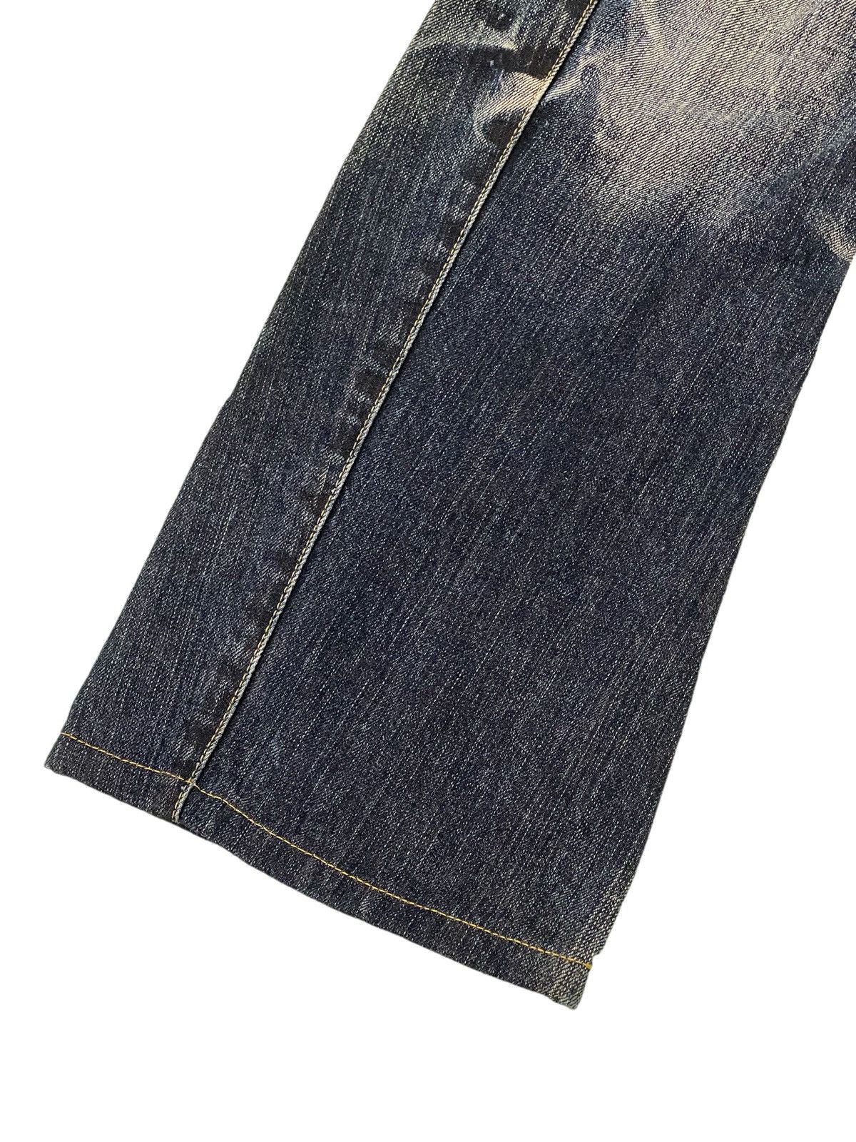 Japanese Brand Flare Jeans Rattletrap Curv Leg Acid Wash Boot Cut 2🟦3 Size US 30 / EU 46 - 13 Thumbnail