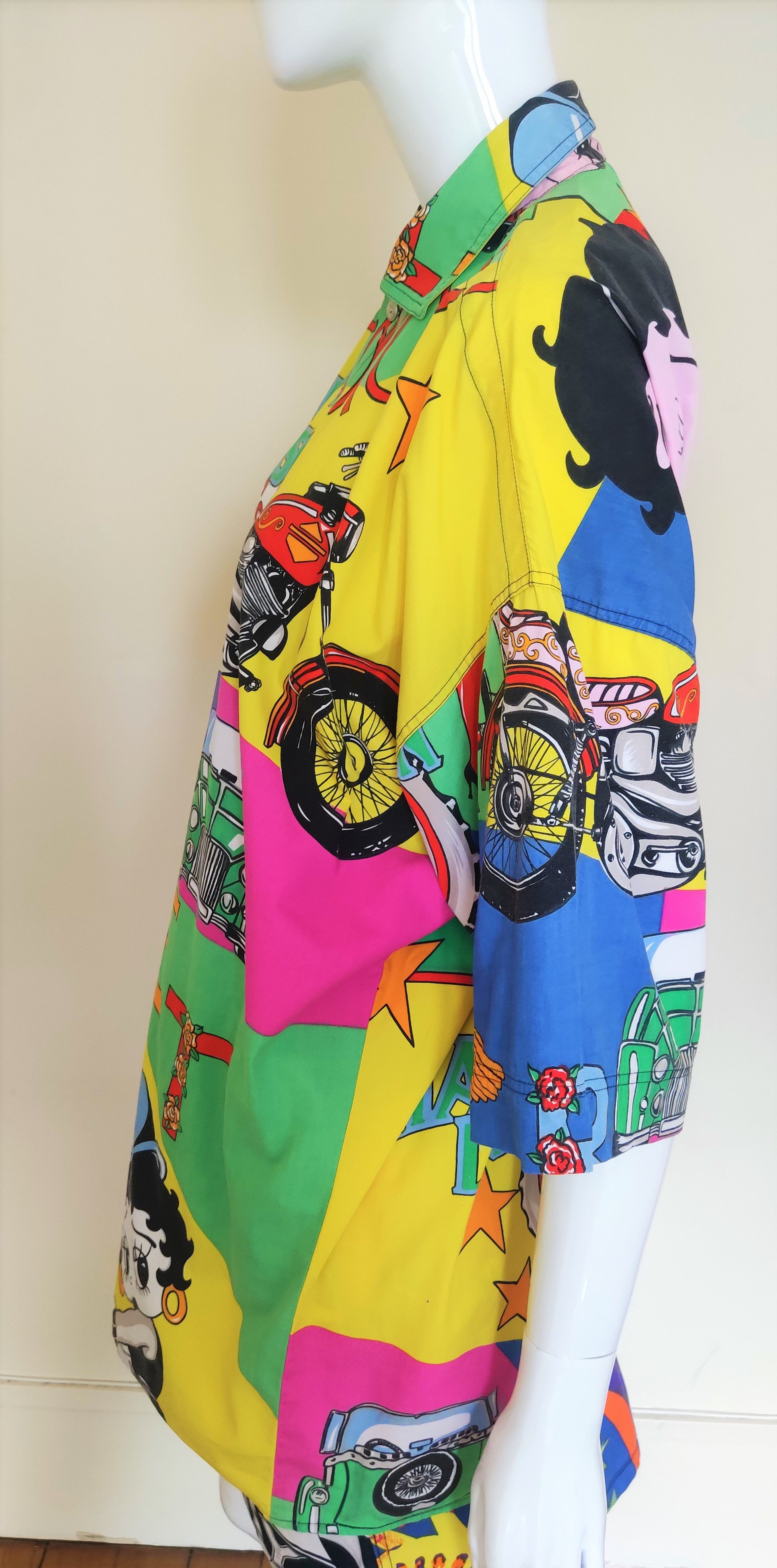 Versace Vintage Versace Betty Boop Pop Art Pin up T-shirt Top Shirt Size US M / EU 48-50 / 2 - 7 Thumbnail