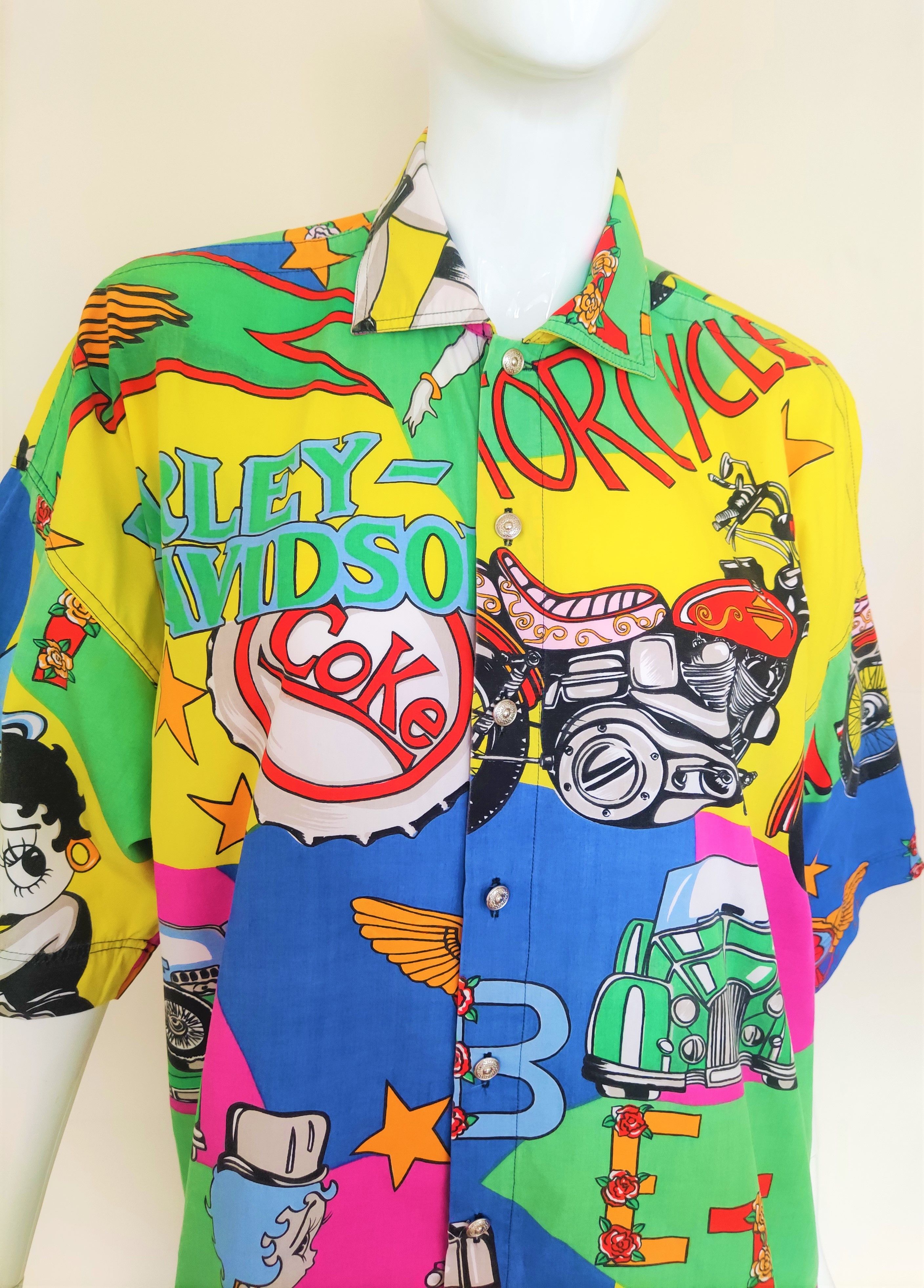 Versace Vintage Versace Betty Boop Pop Art Pin up T-shirt Top Shirt Size US M / EU 48-50 / 2 - 3 Thumbnail