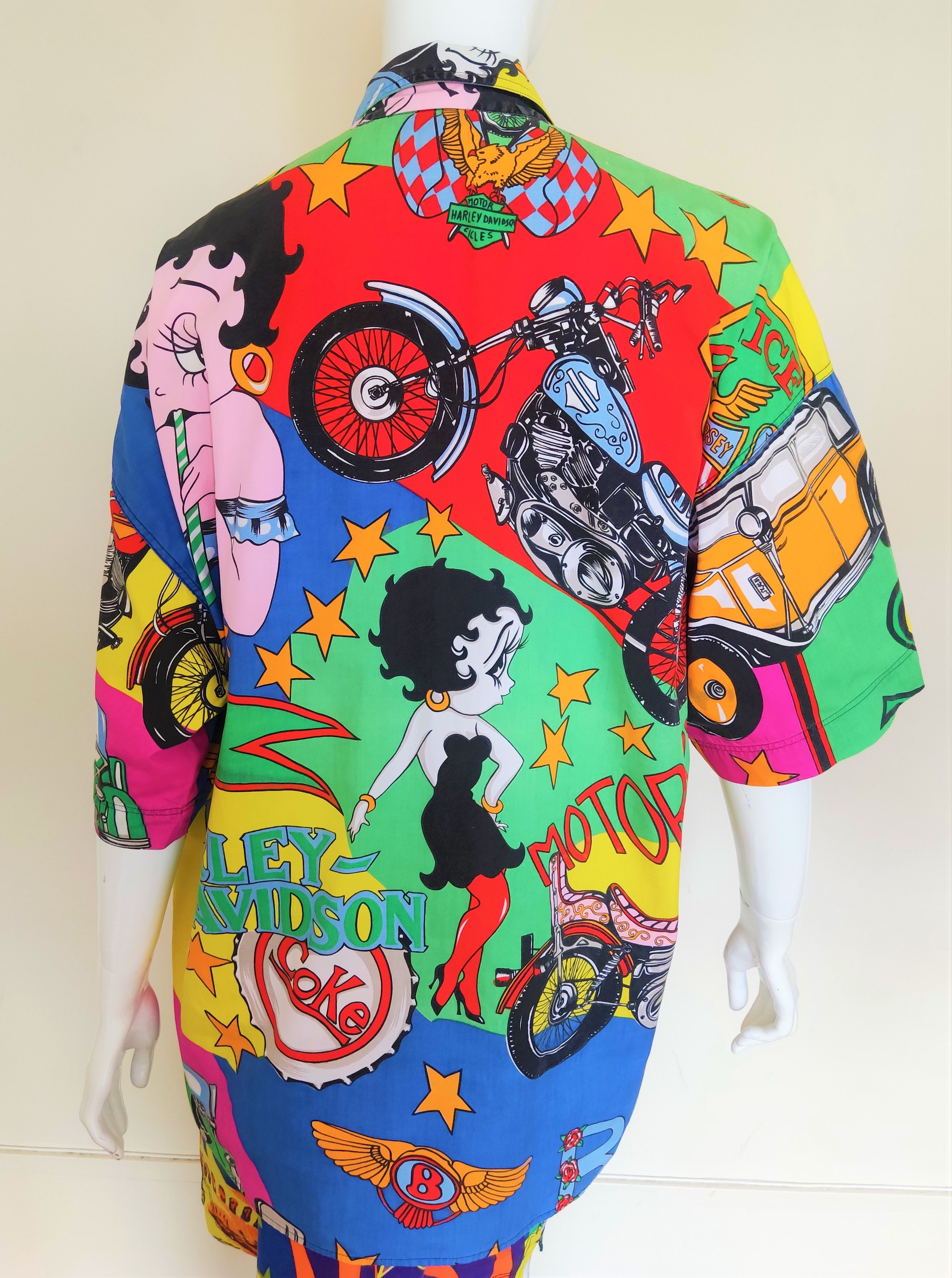 Versace Vintage Versace Betty Boop Pop Art Pin up T-shirt Top Shirt Size US M / EU 48-50 / 2 - 1 Thumbnail
